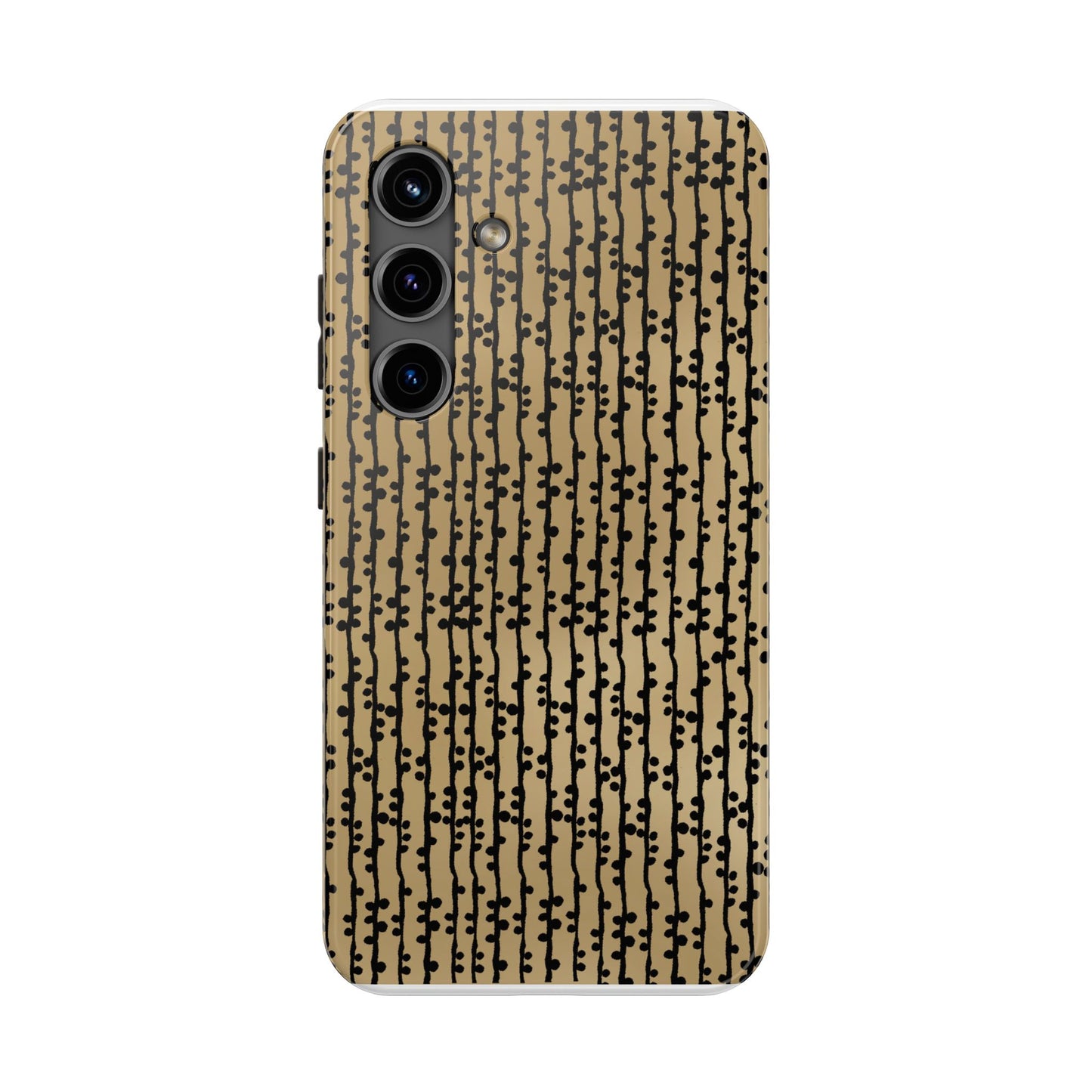Loopy Stripe Tan Phone Case