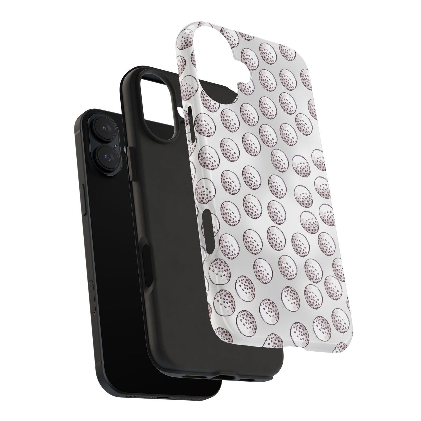 Ball Dots Gray Phone Case