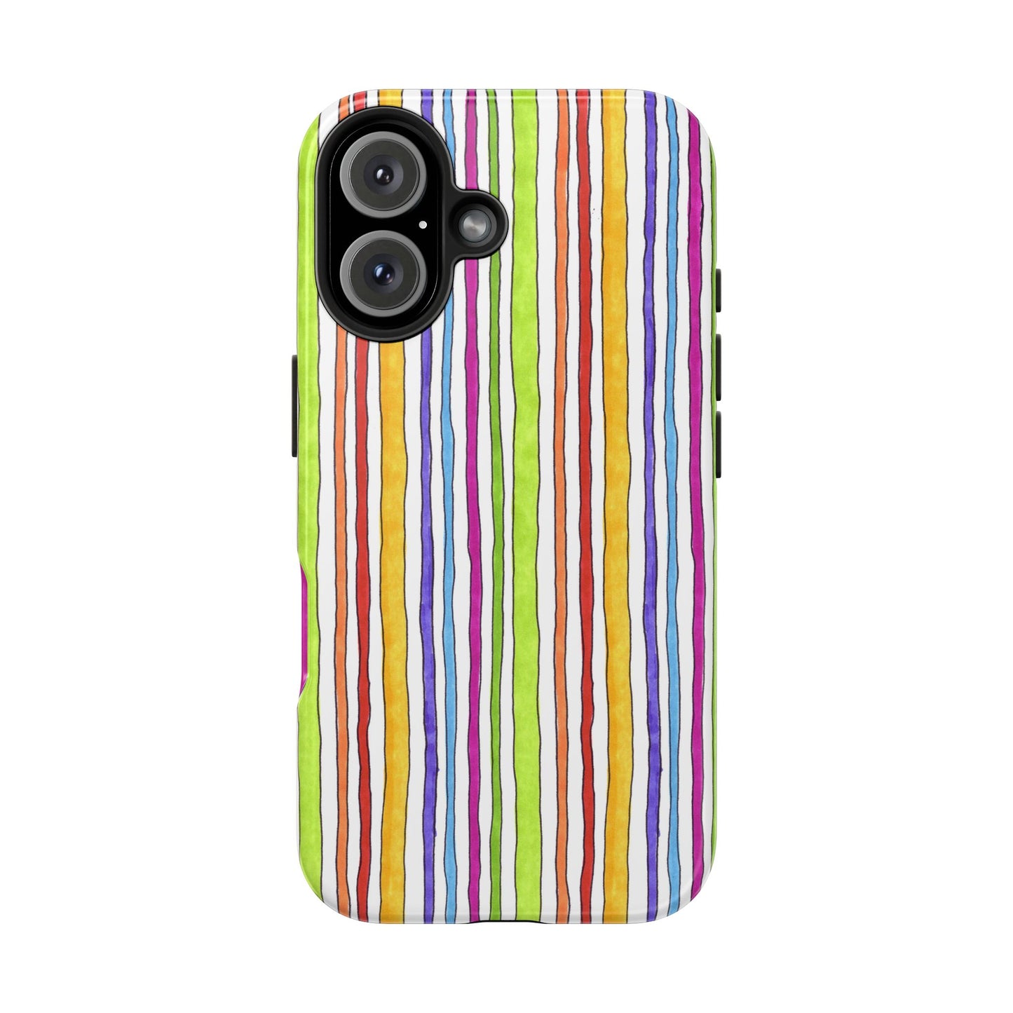 Stripe Fancy White Phone Case