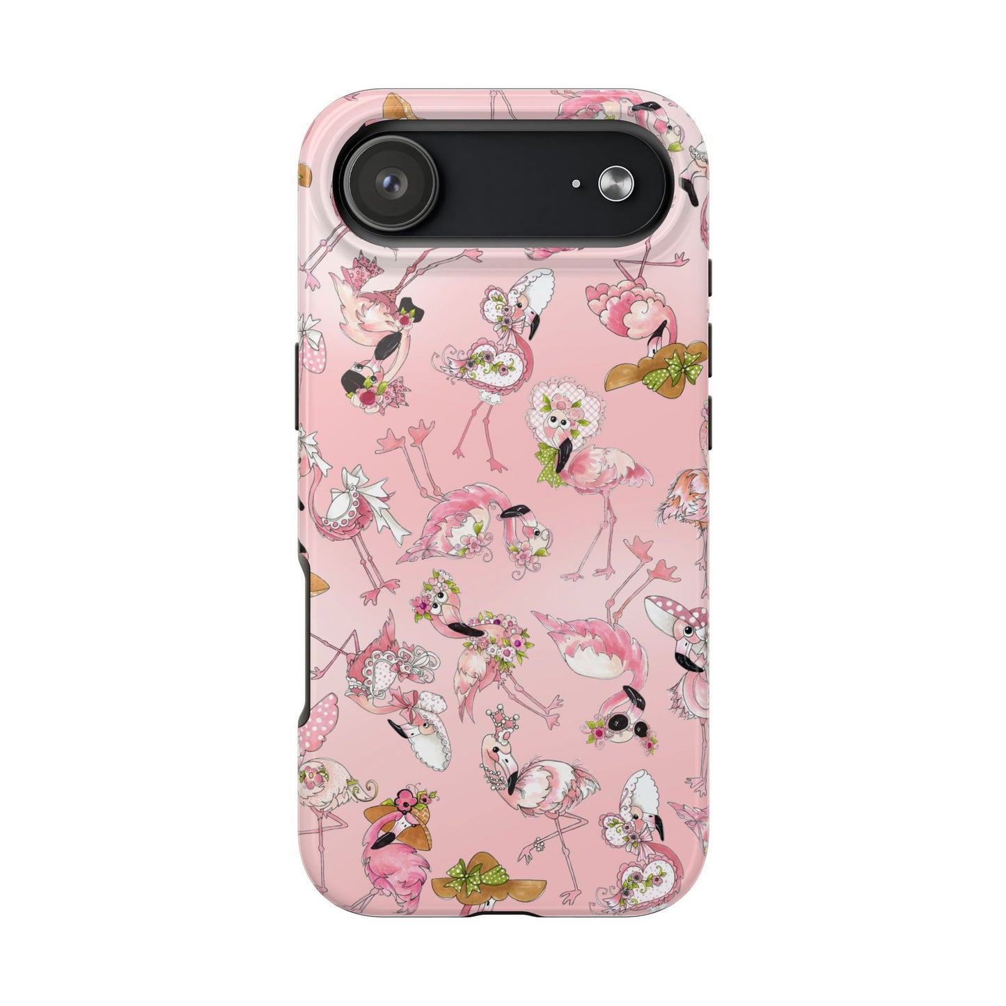 Tossed Flams Pink Phone Case