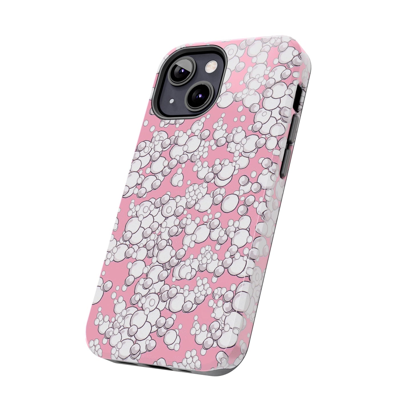 Bubble Dots Pink Phone Case