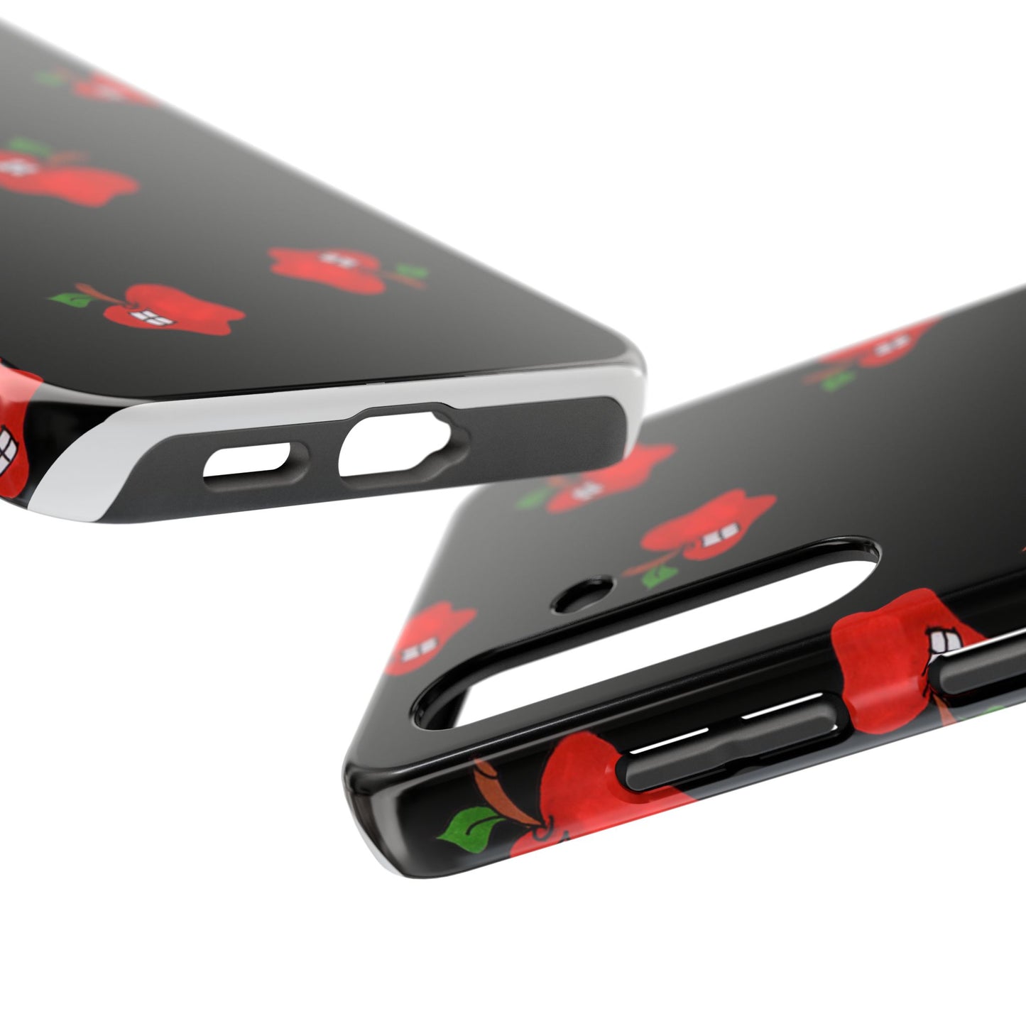 Flying Apples Black Phone Case