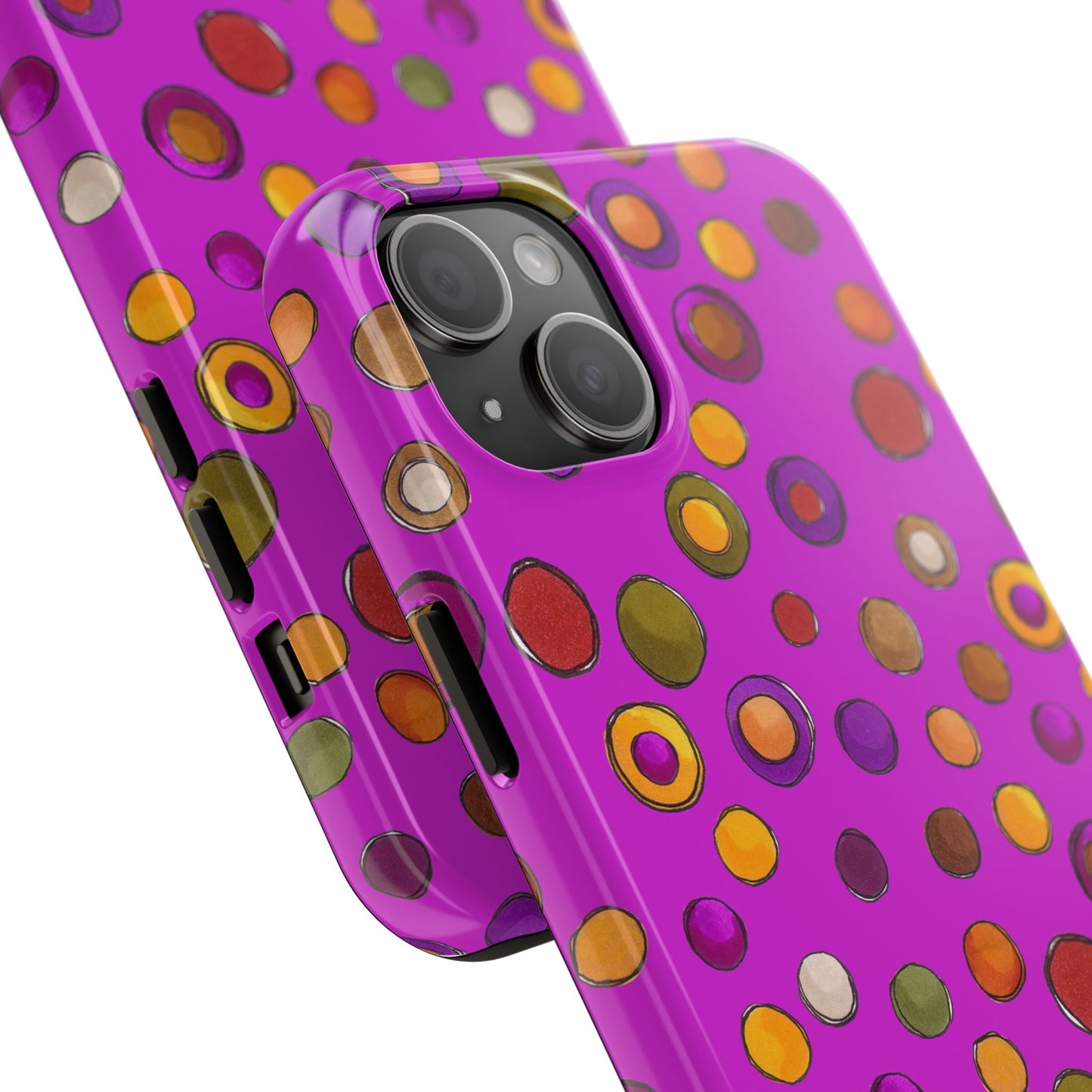 Double Dot Fuchsia Phone Case