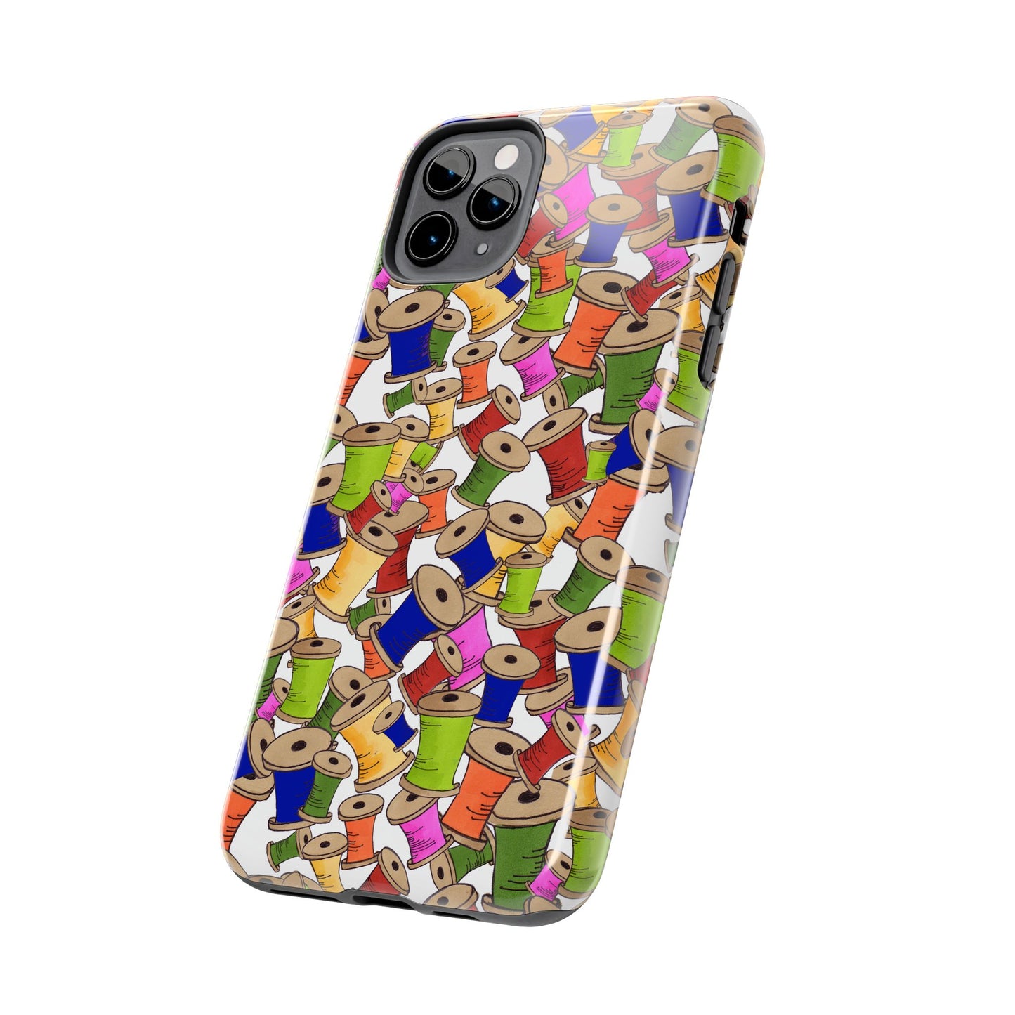 Spoolopoly White Phone Case