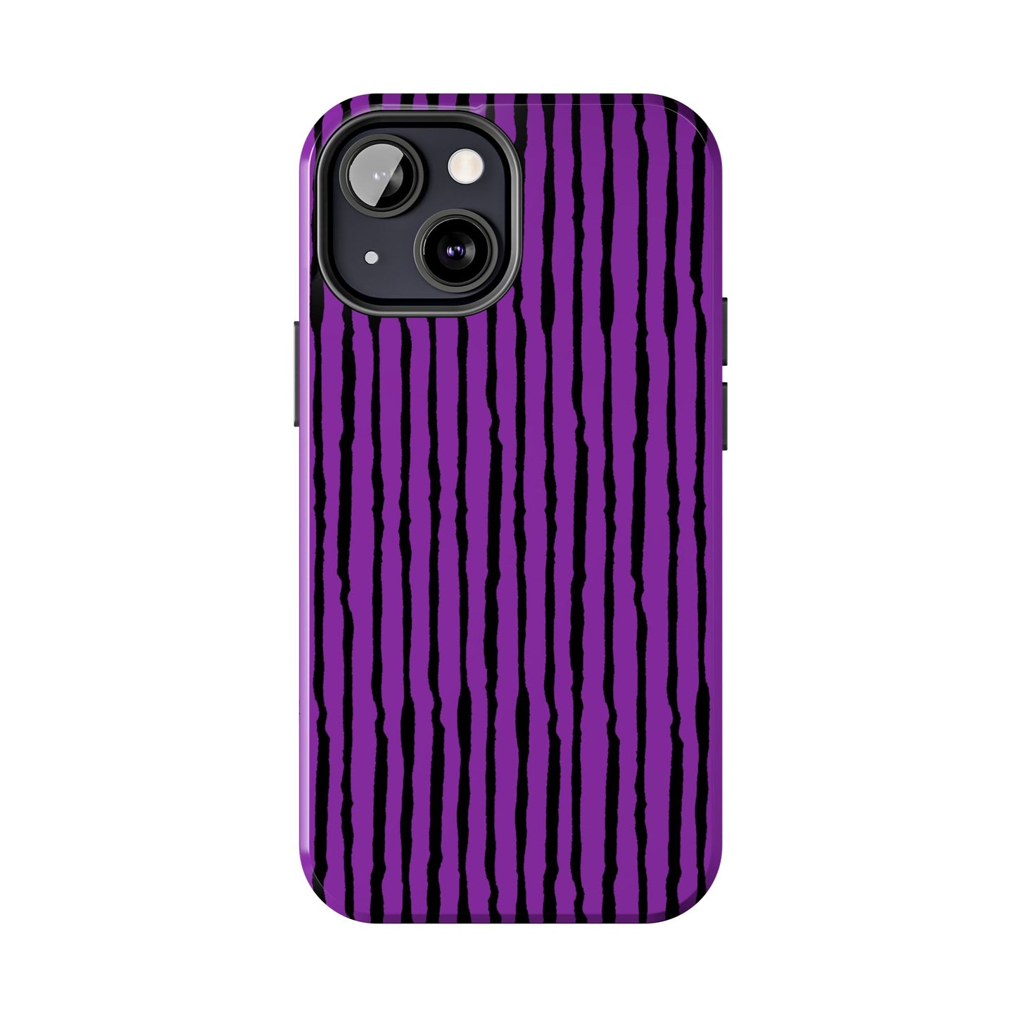 Sorta Stripe Purple / Black Phone Case