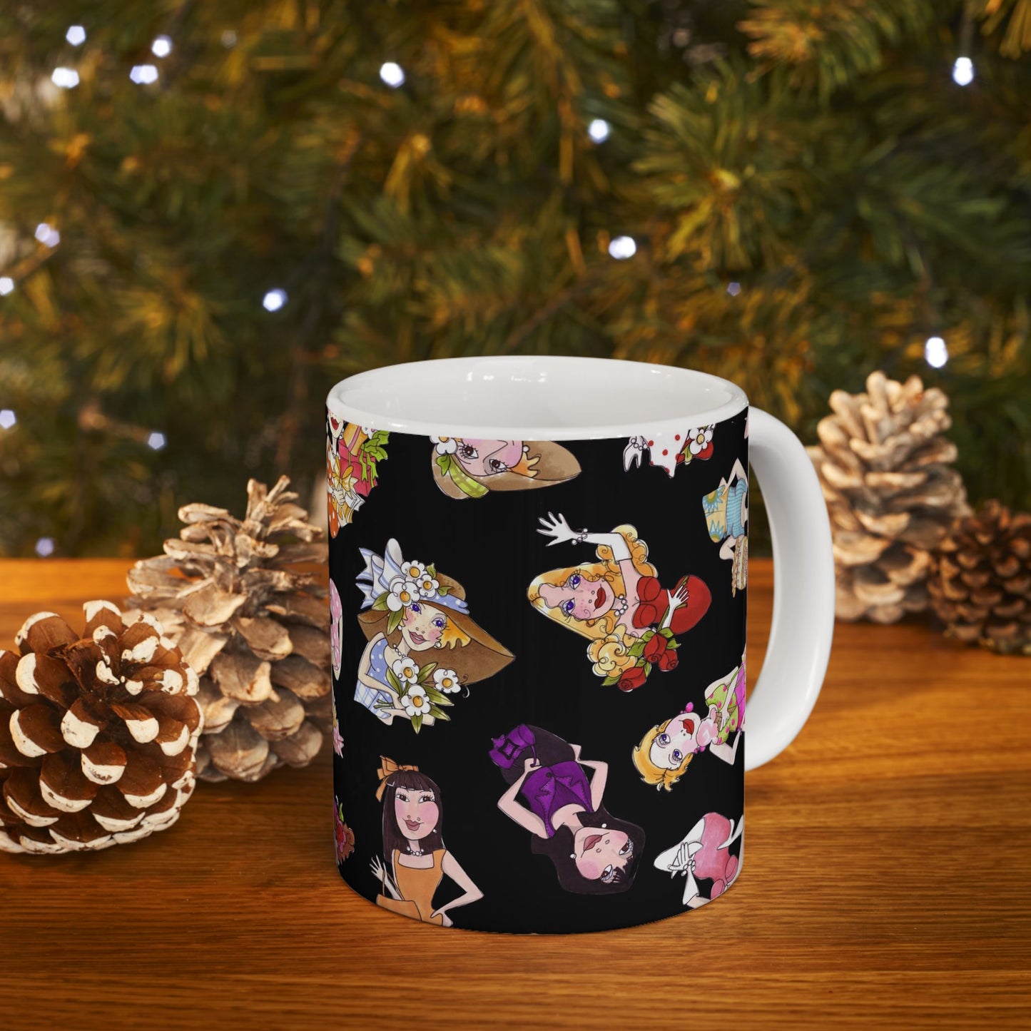 Fast Women Tossed Black Cup