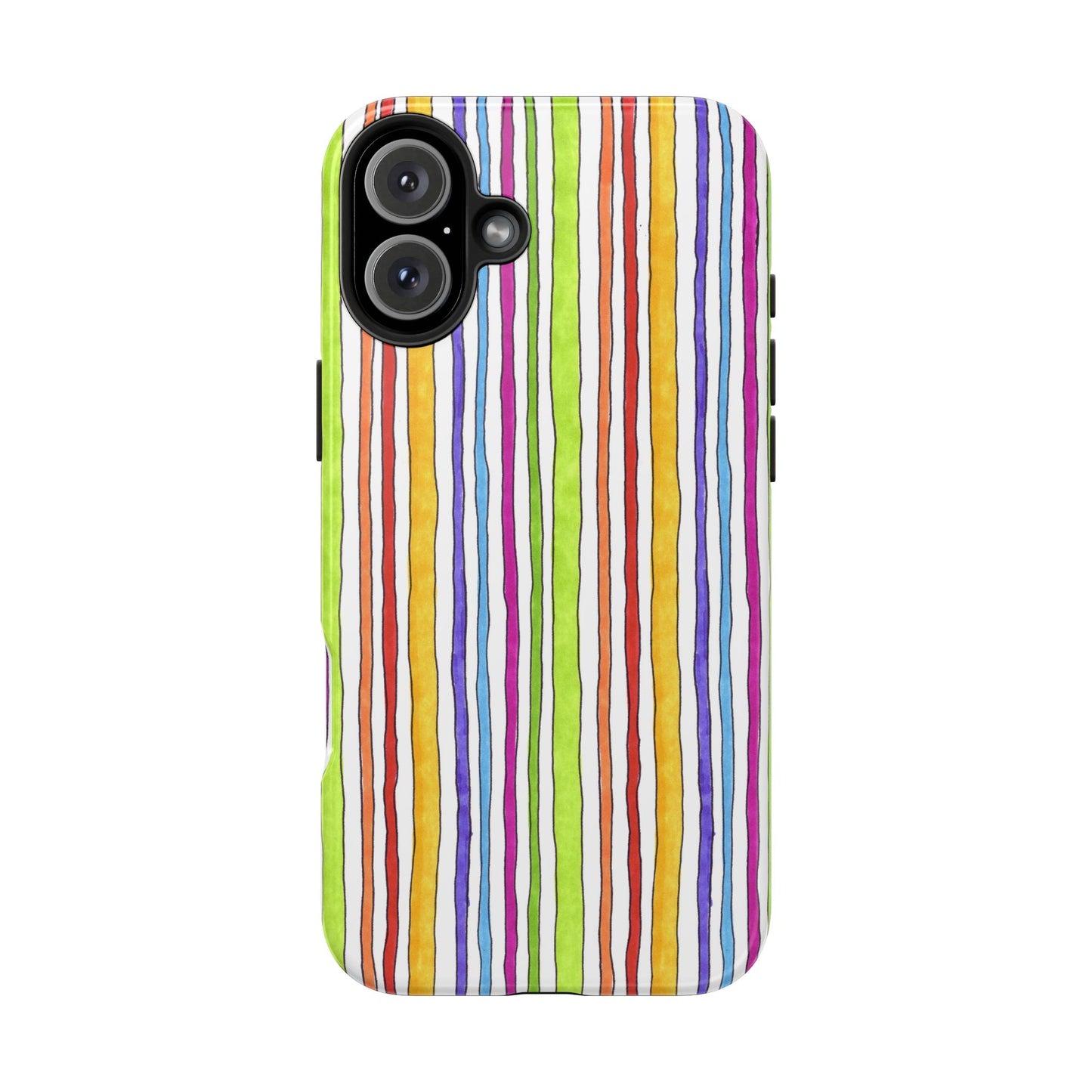 Stripe Fancy White Phone Case