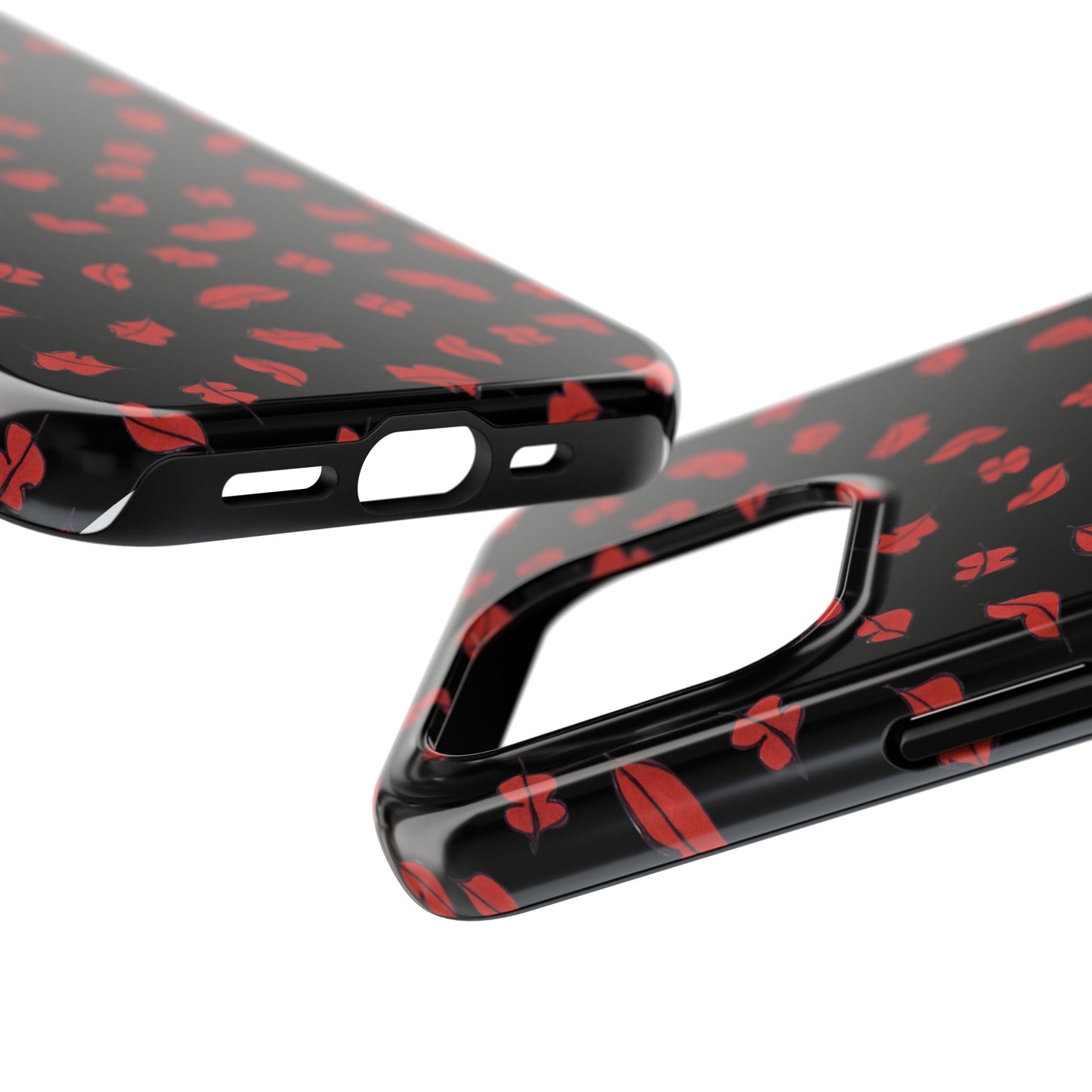 Autumn Lips Black Phone Case