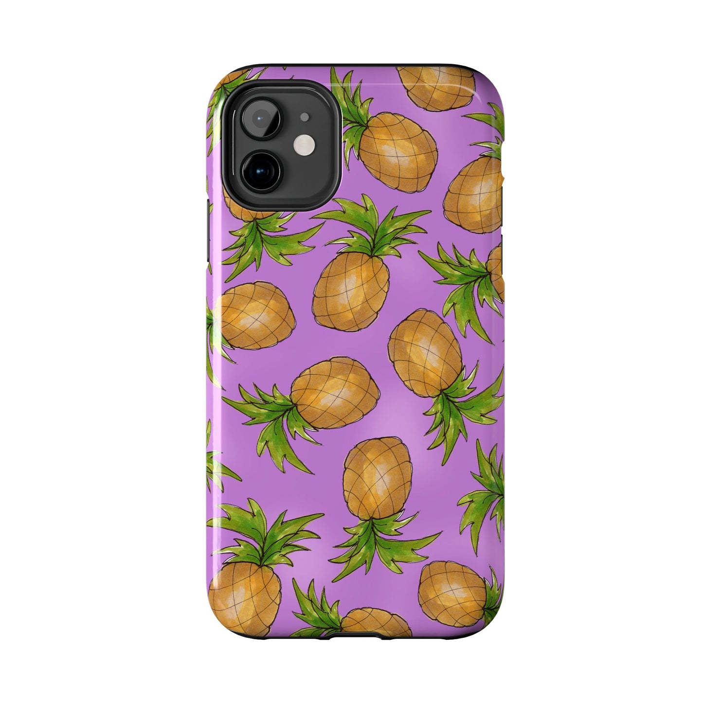 Pineapple Toss Lilac Phone Case