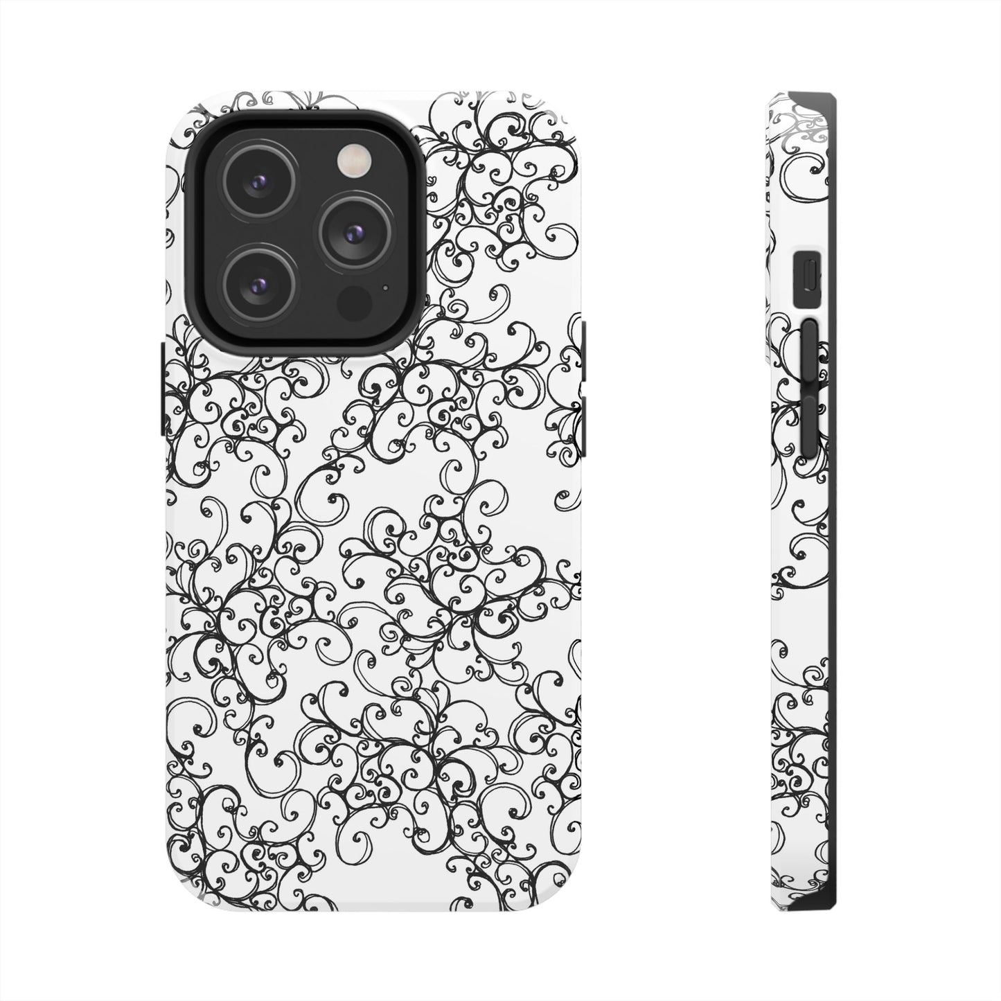 Poodle Scroll Phone Case