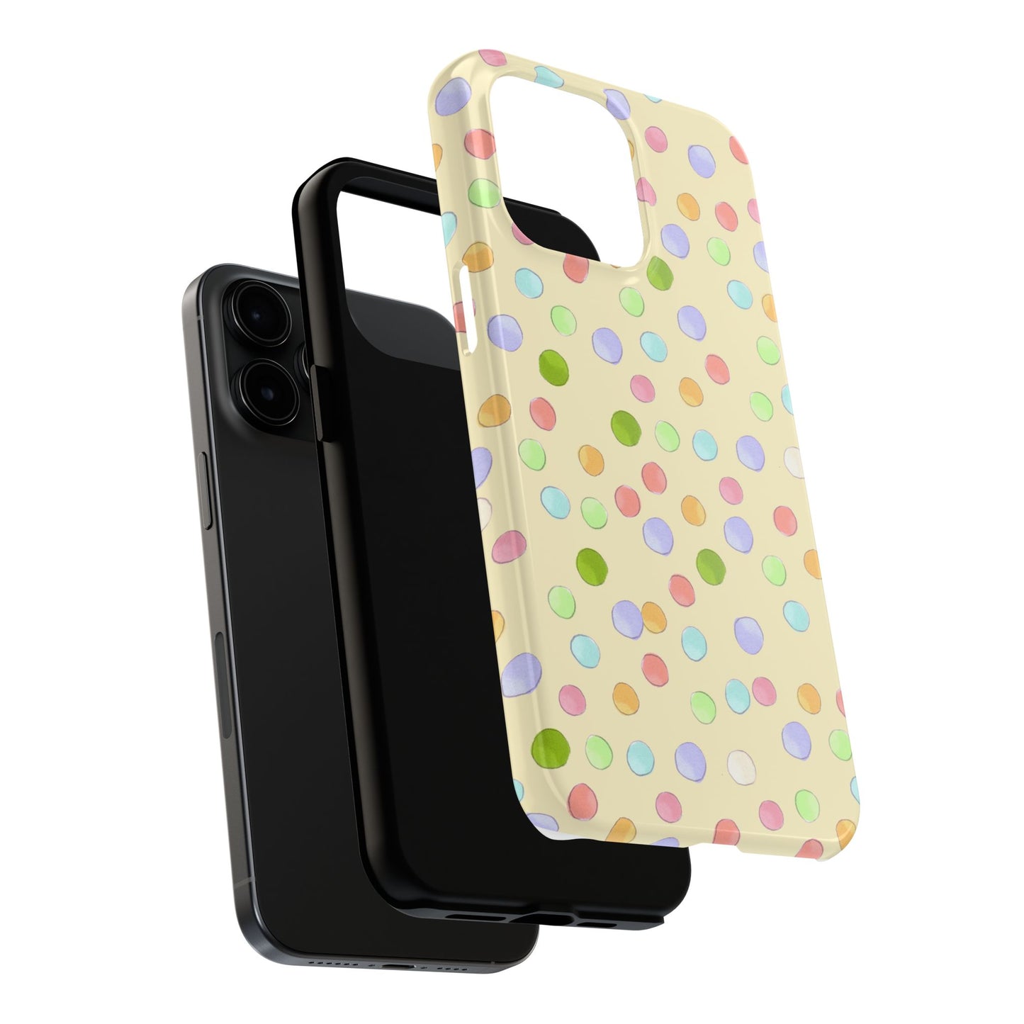 Happy Dots Yellow Phone Case