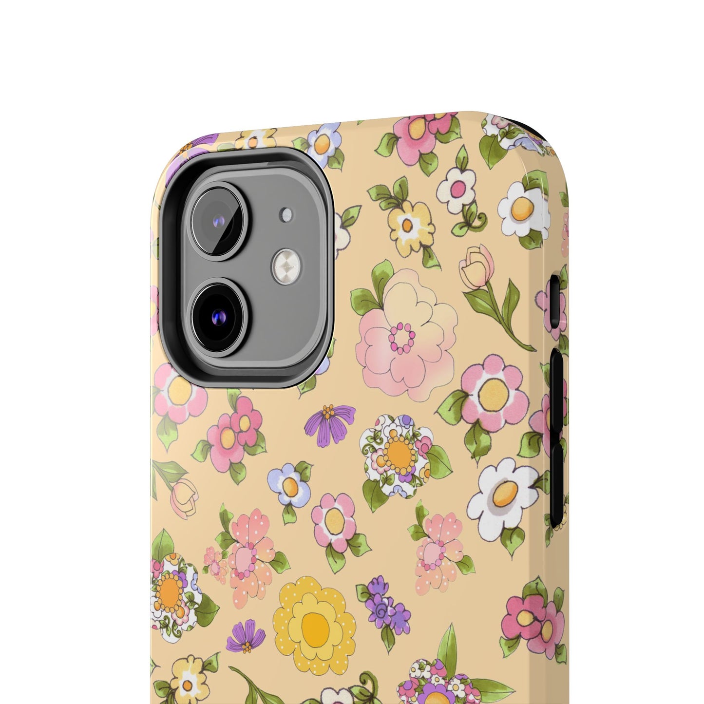 Flowery Yellow Phone Case