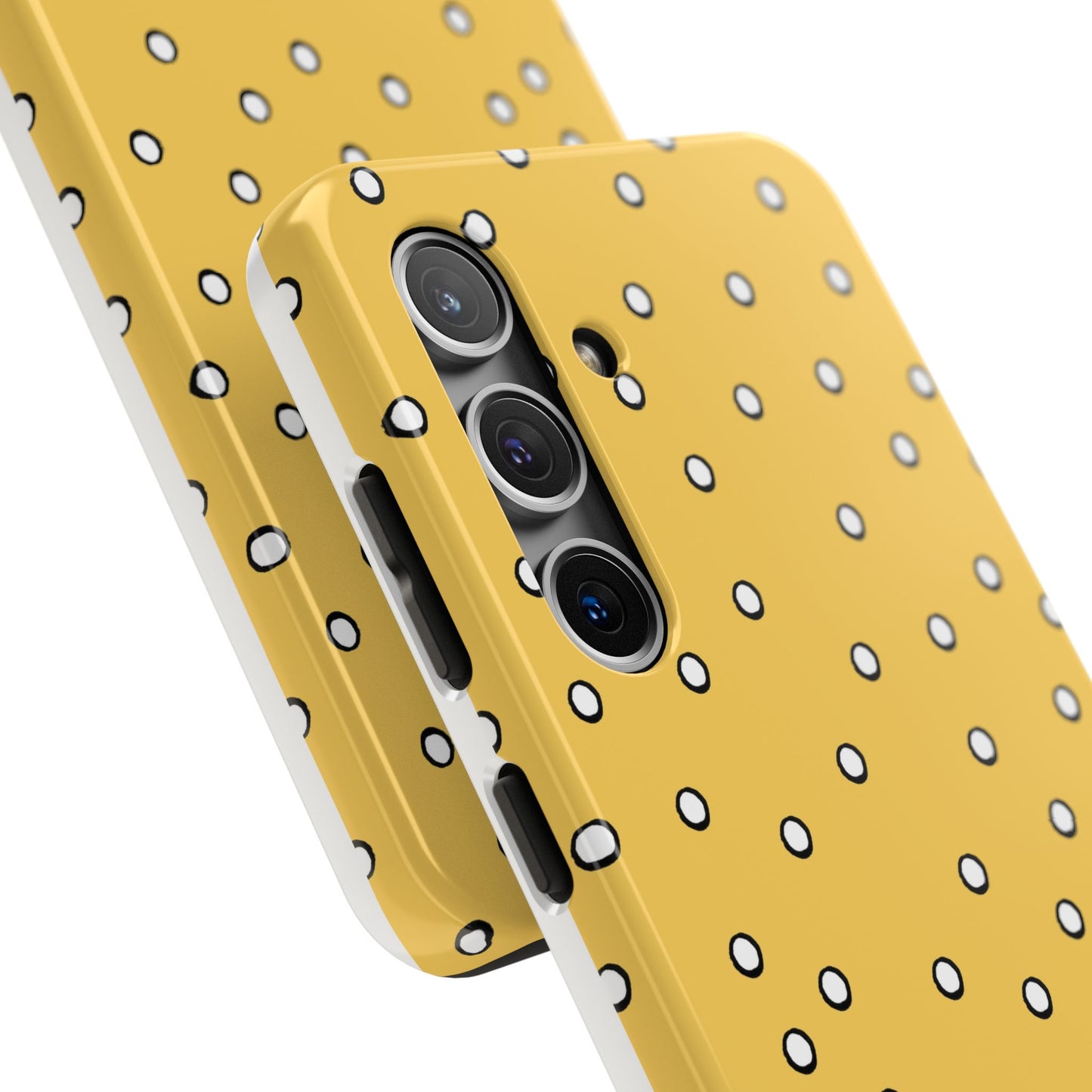 Dots Yellow / White / Black Phone Case