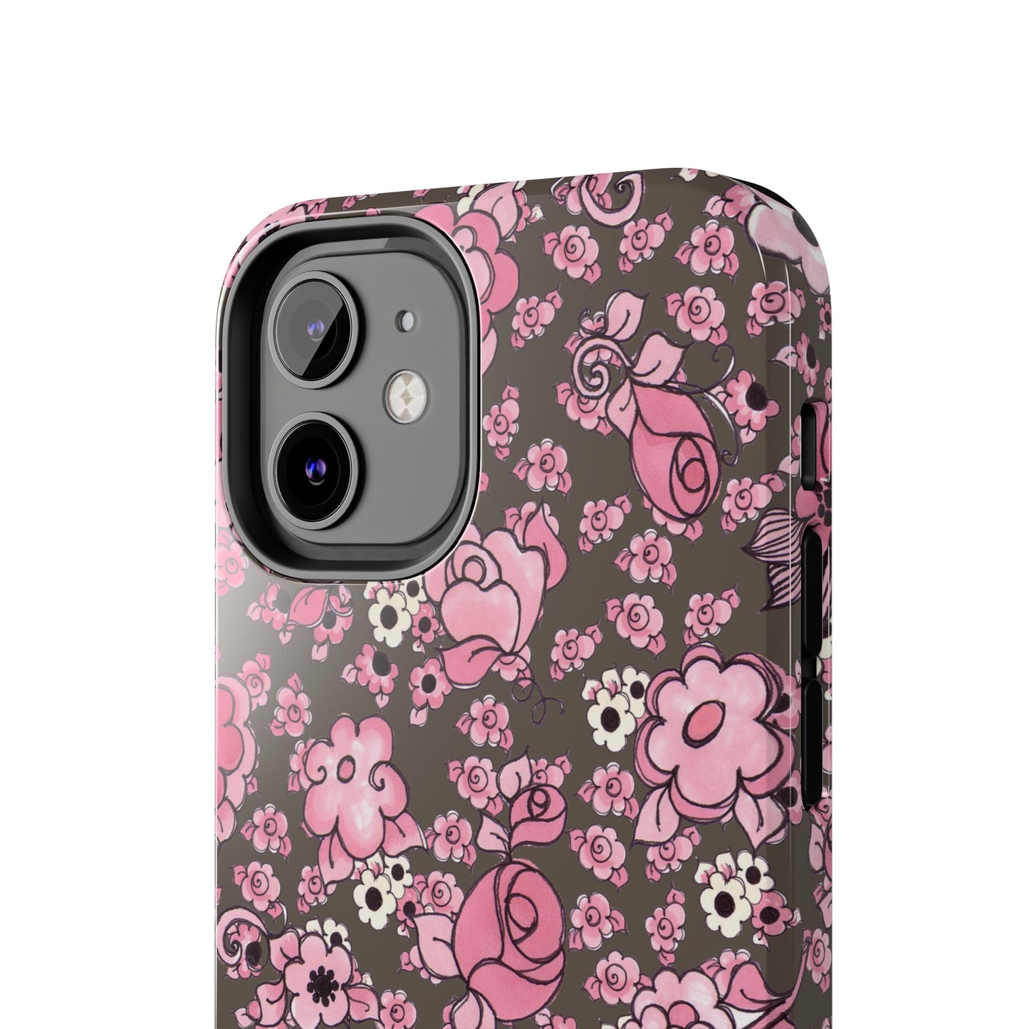 Profuse Posies Mocha Phone Case