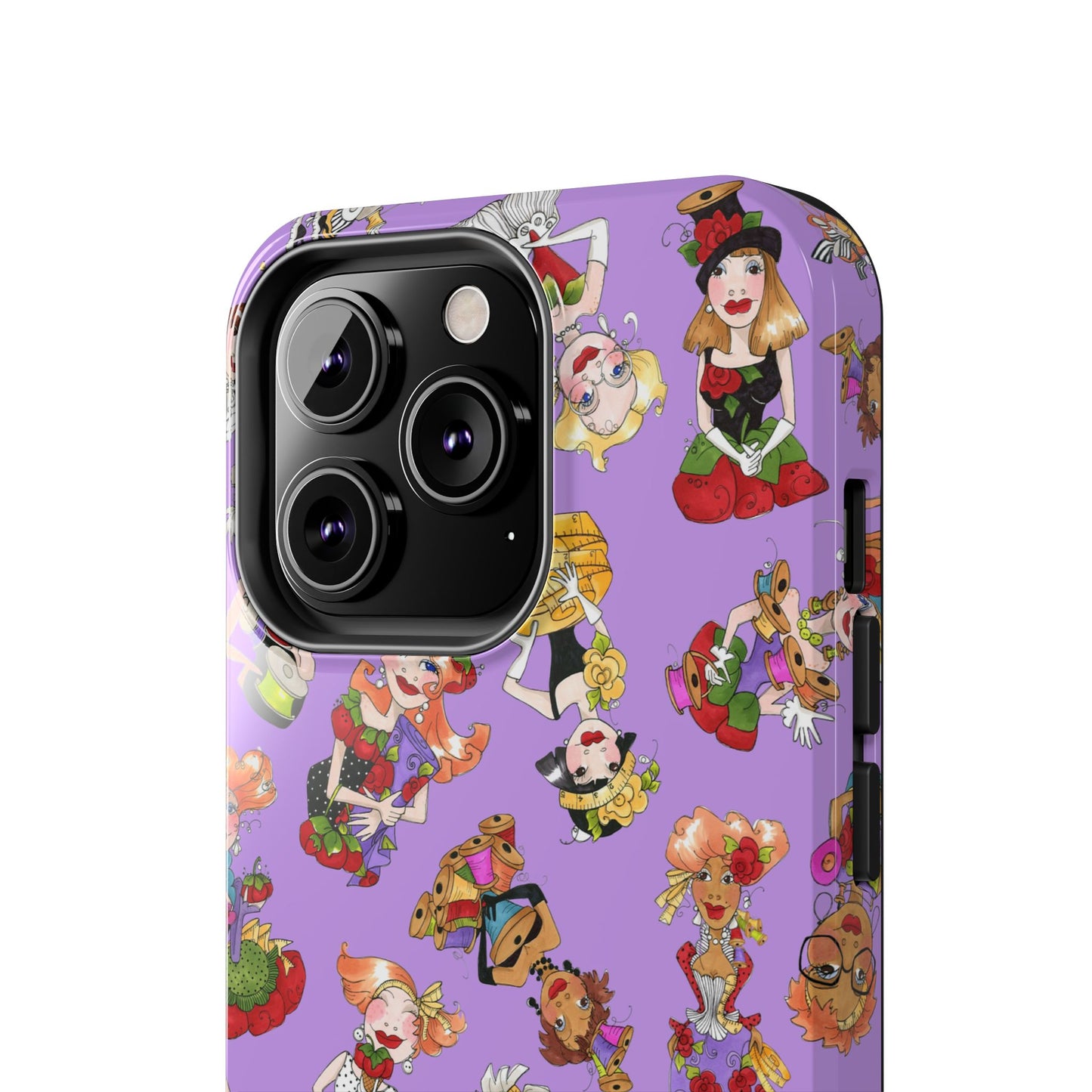 Curious Toss Purple Phone Case