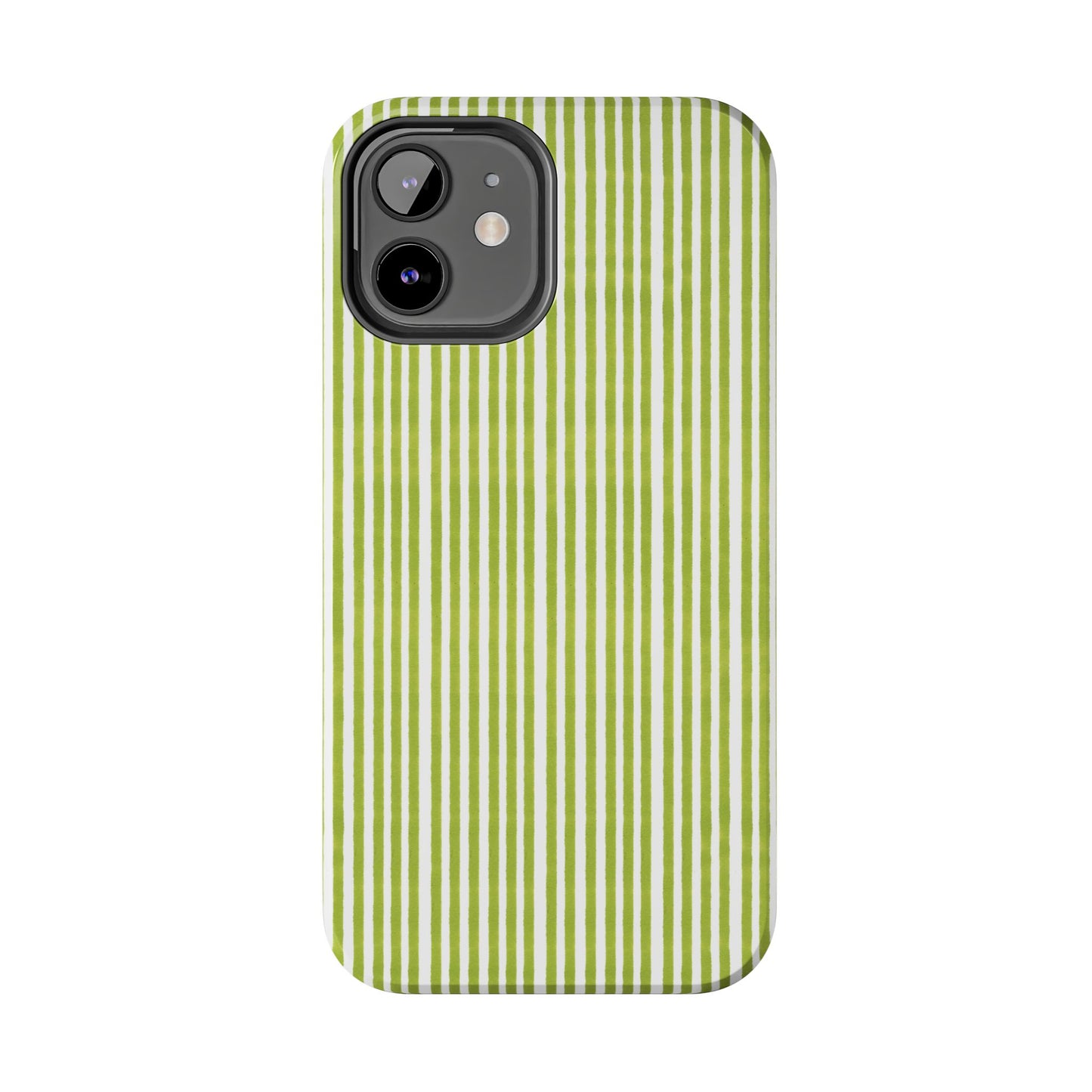 Lazy Stripe Lime Phone Case