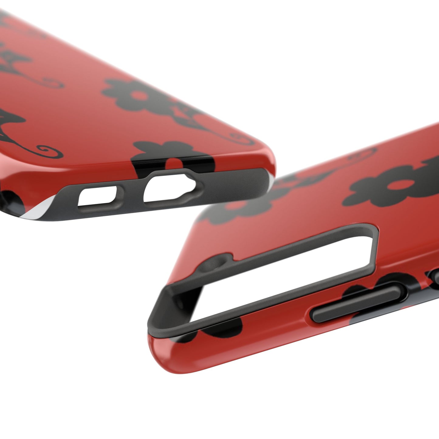 Daring Daisy Red Phone Case