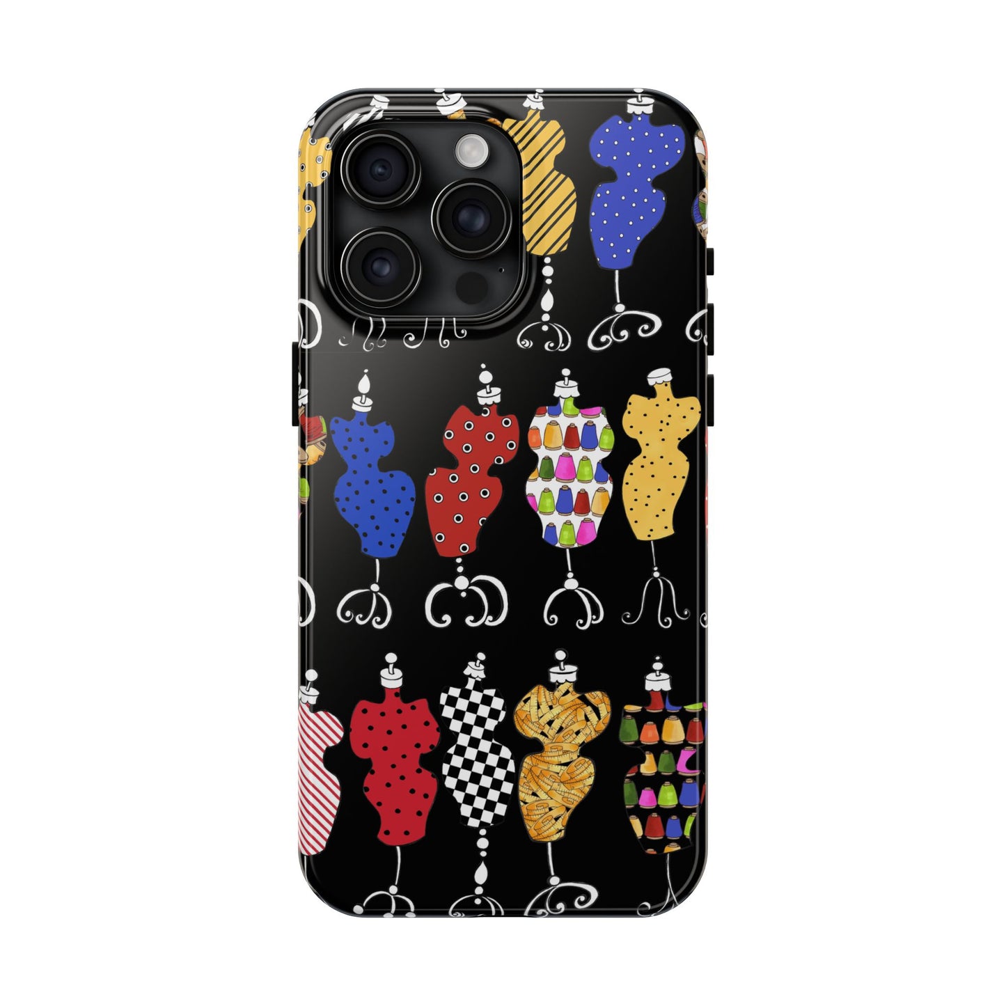 Go Figure Black / Multi Phone Case