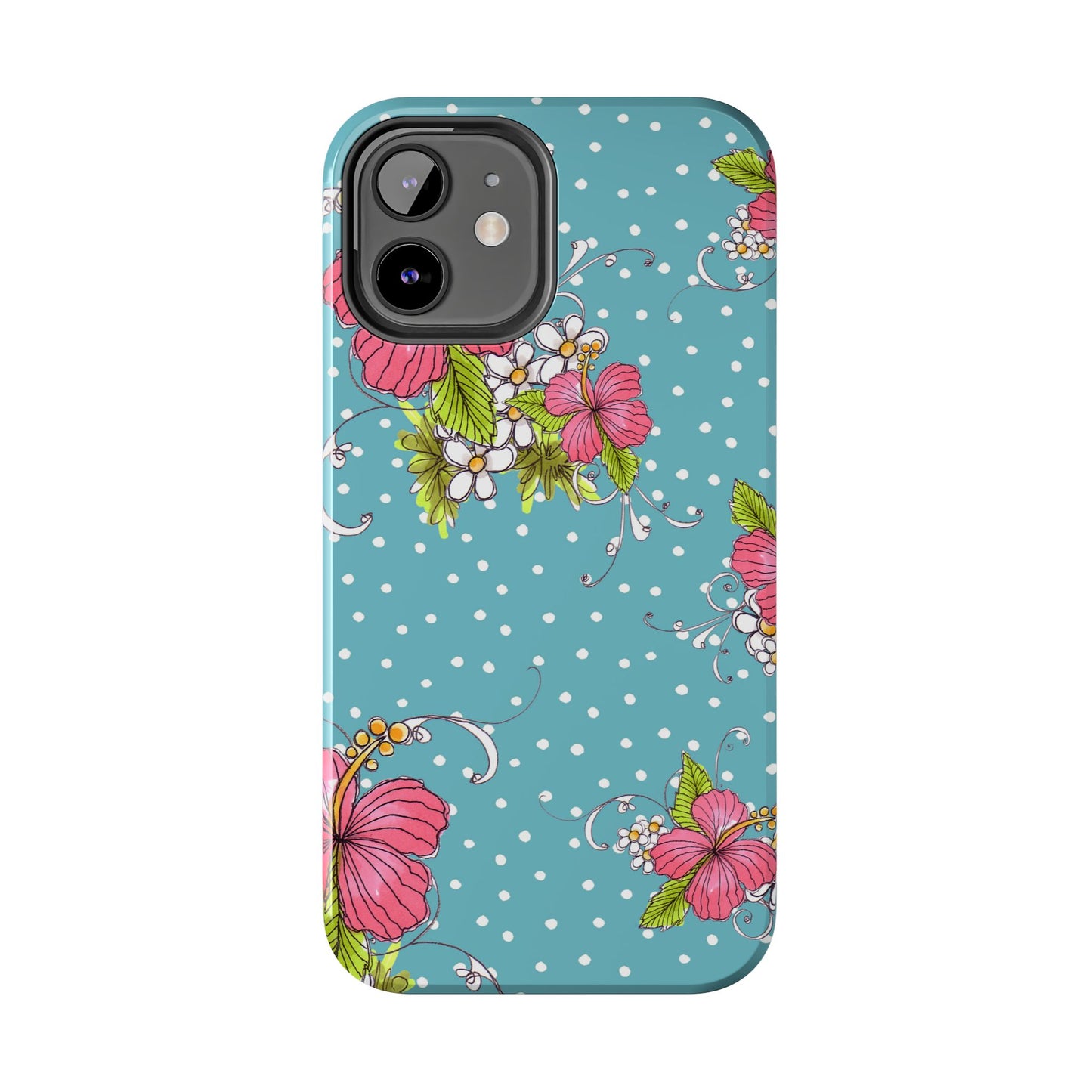 Lady Luau Turquoise Phone Case