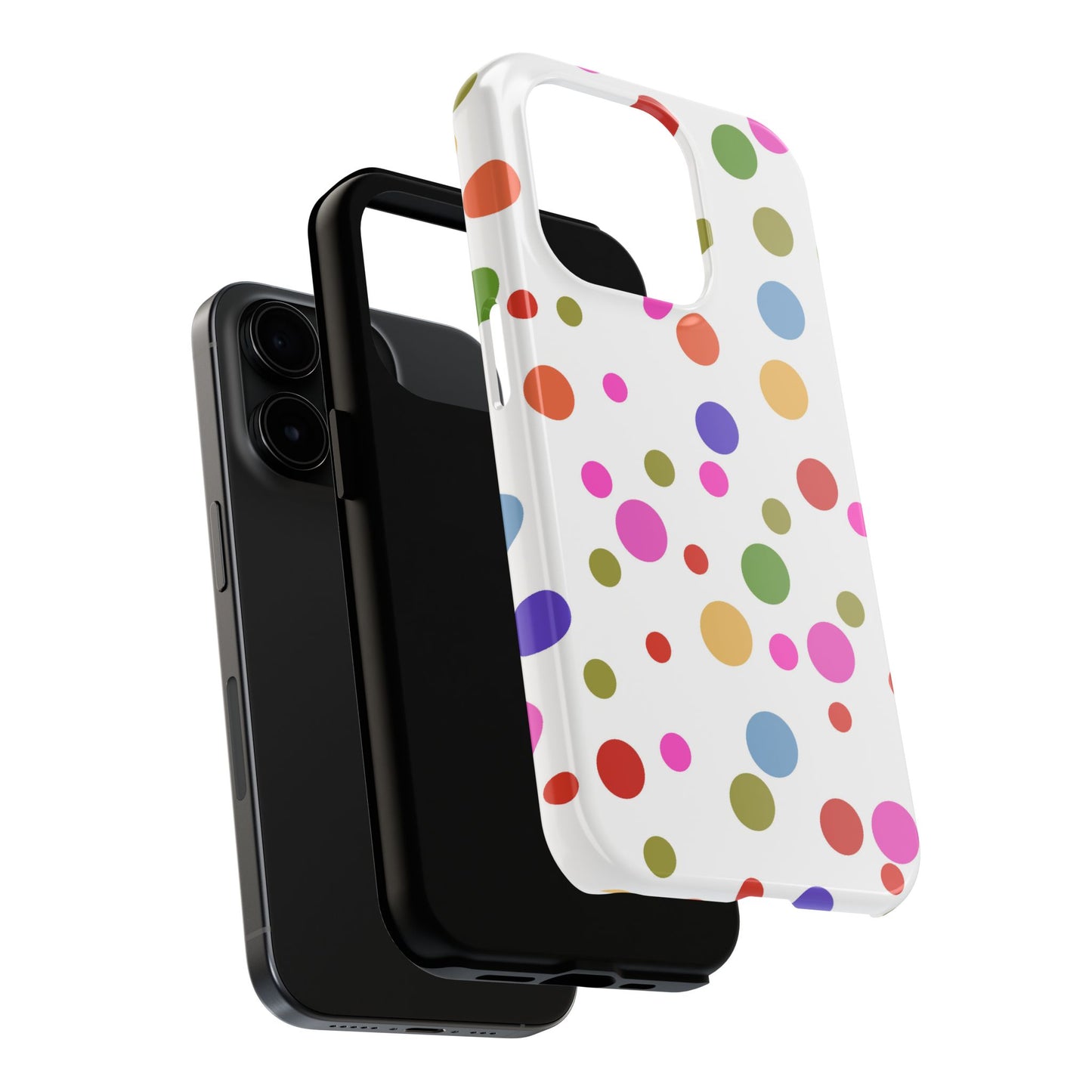 Dot Assortment White Phone Case