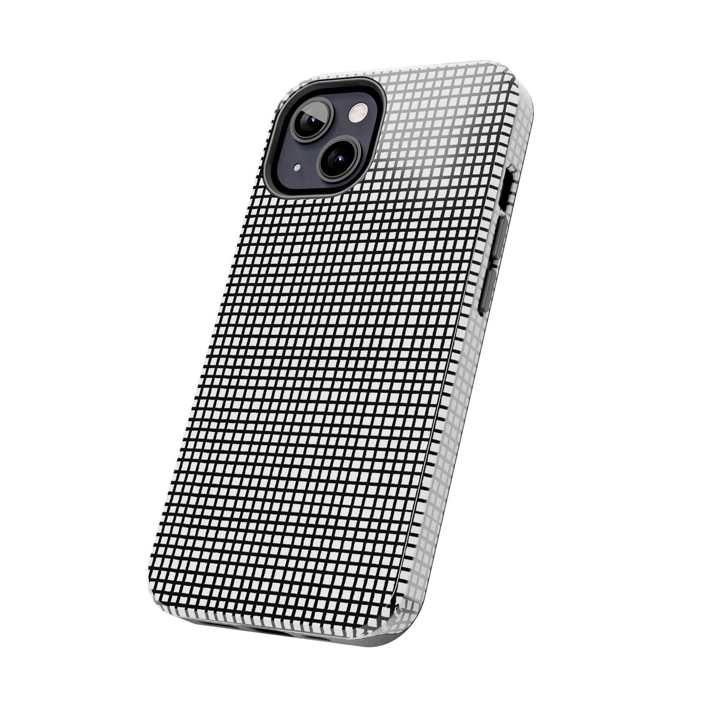 Chipper Check Black Phone Case