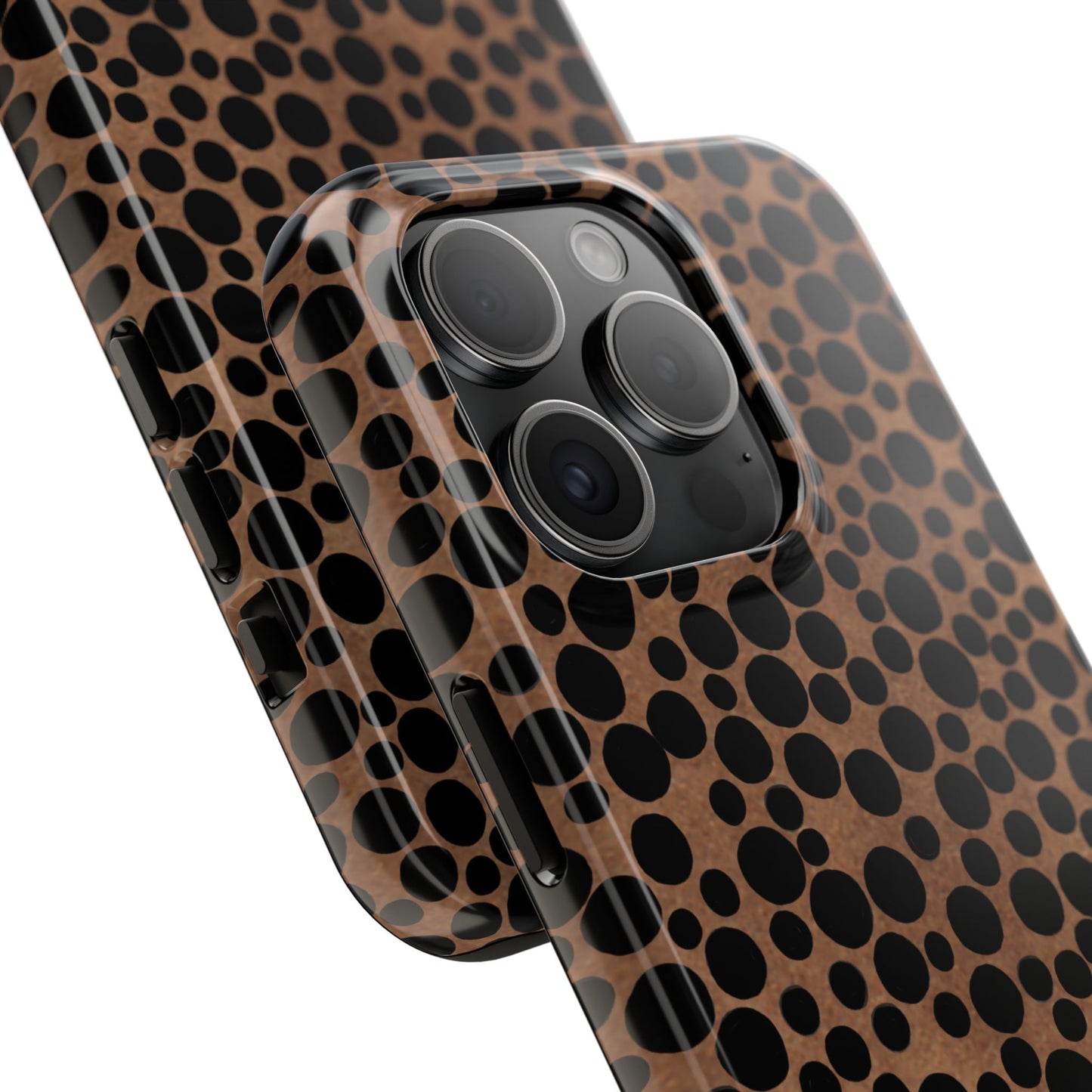 Felt Dots Caramel Phone Case