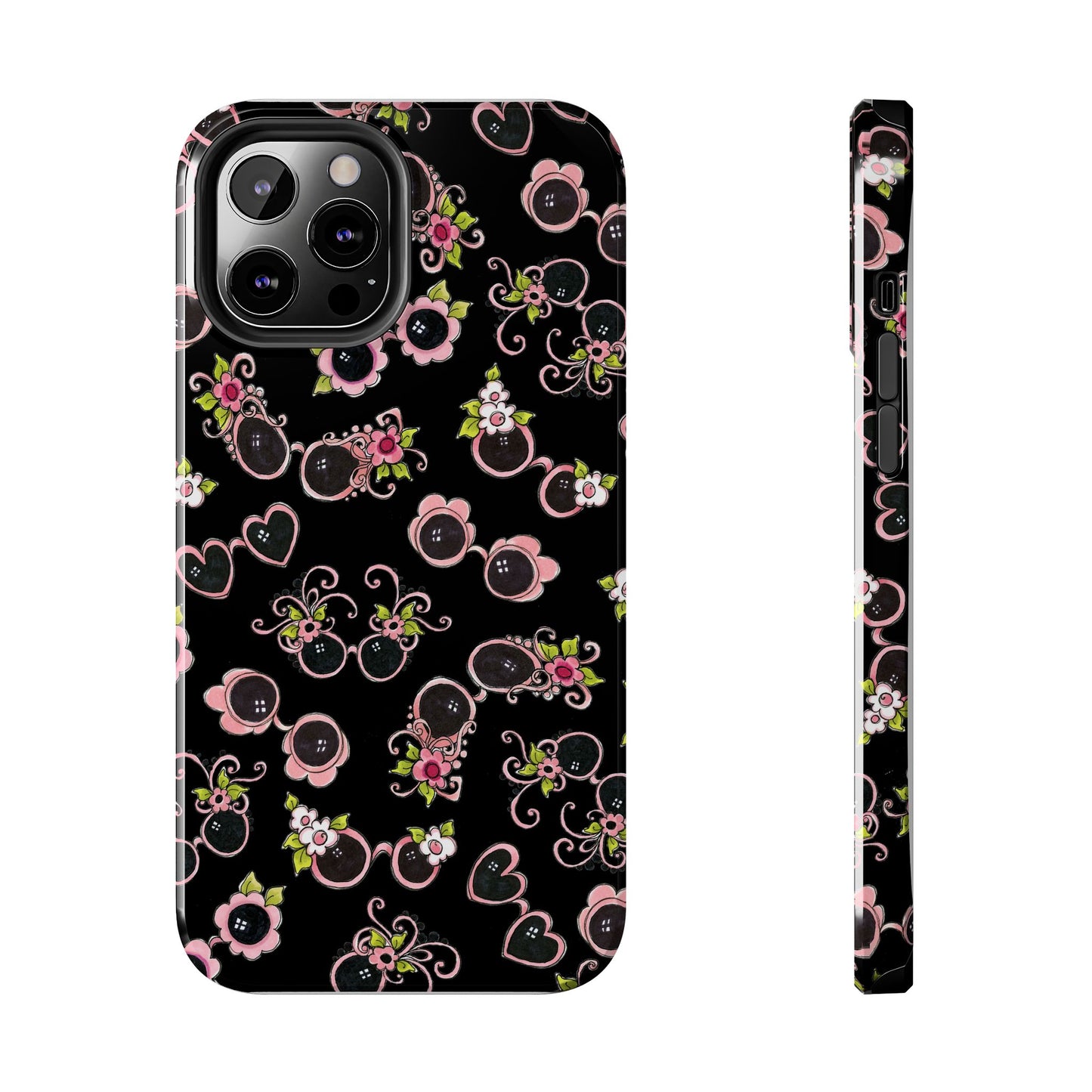 Tossed Shades Black Phone Case