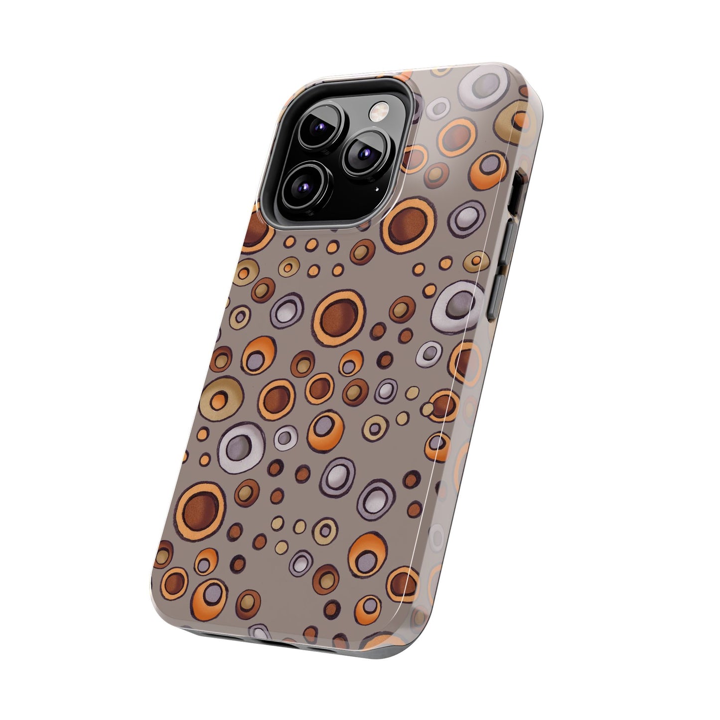 Doggy Dots Gray Phone Case