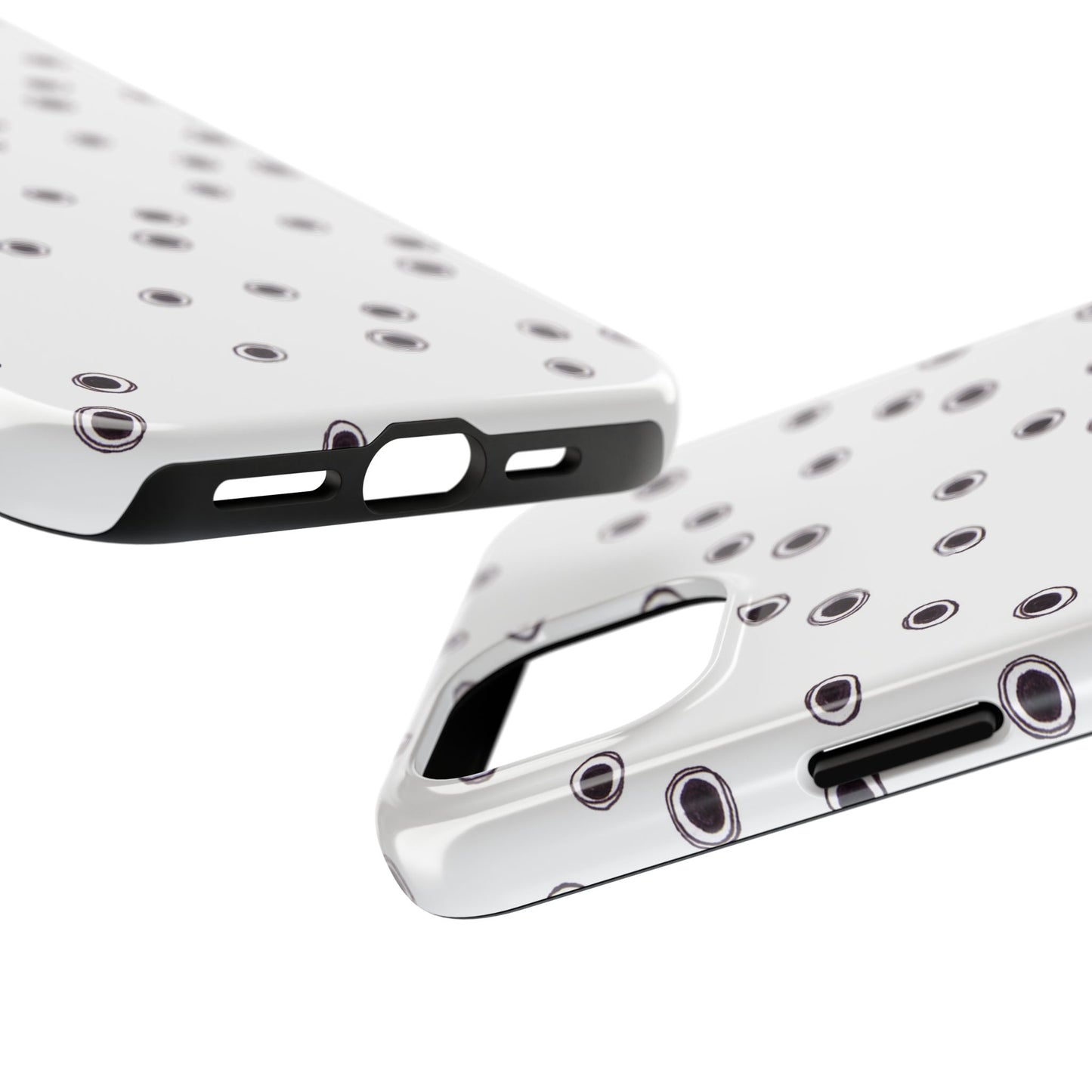 Halo Dots White Phone Case