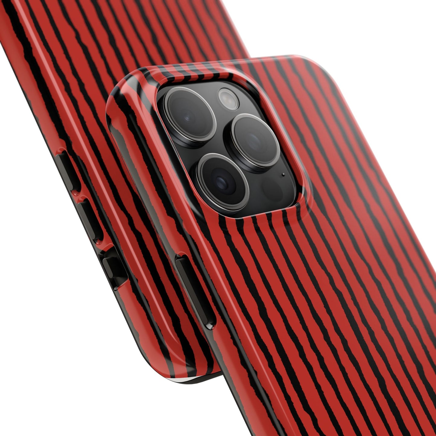 Sorta Stripe Red / Black Phone Case
