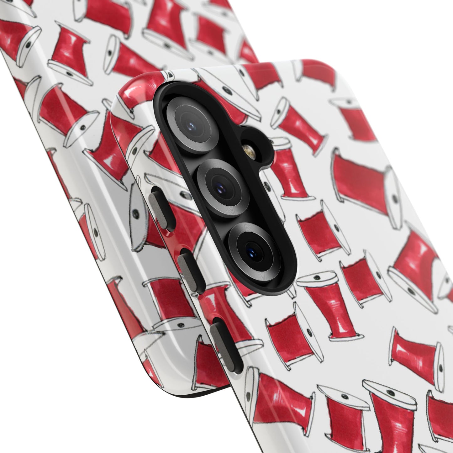 Red Thread White Phone Case
