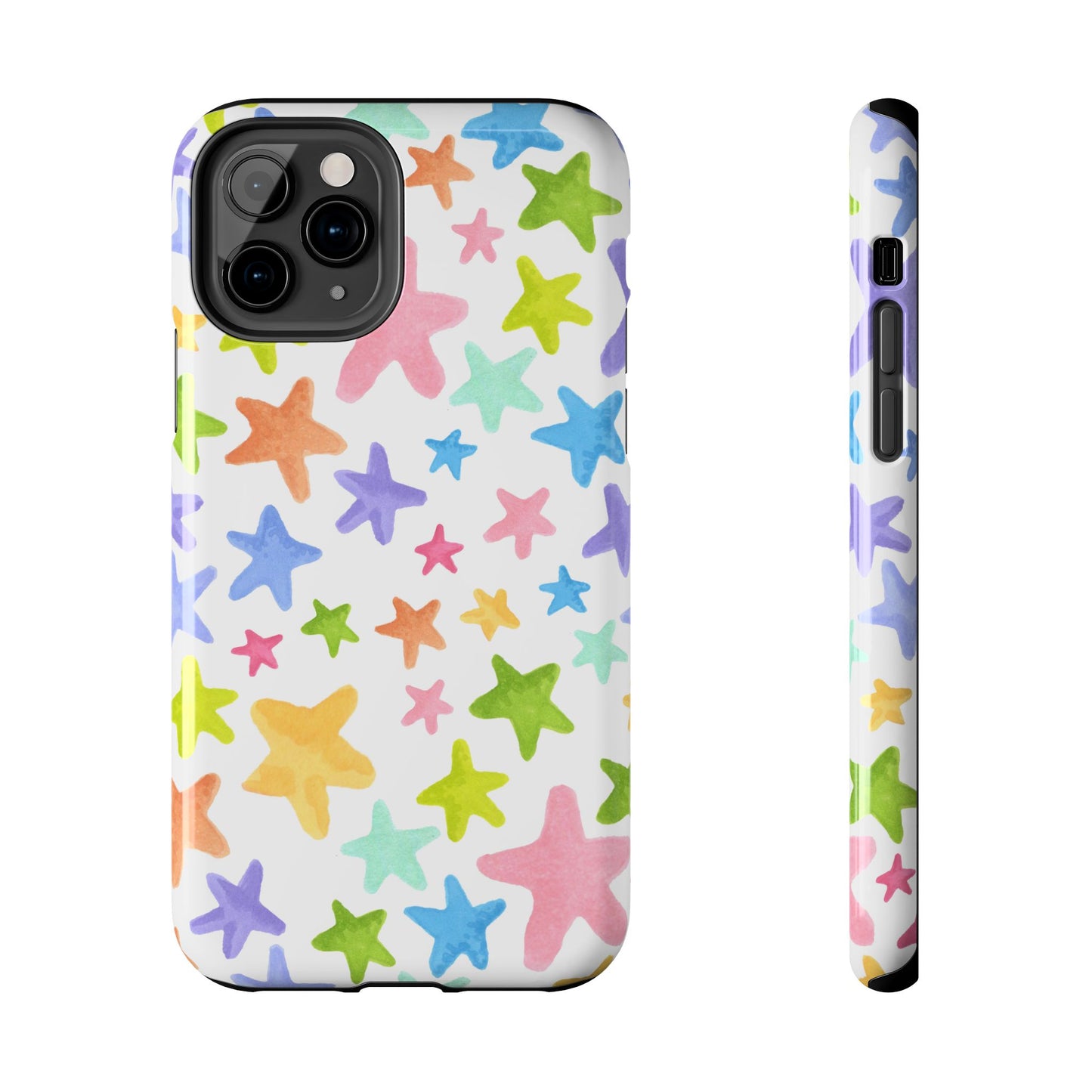 Happy Stars White Phone Case