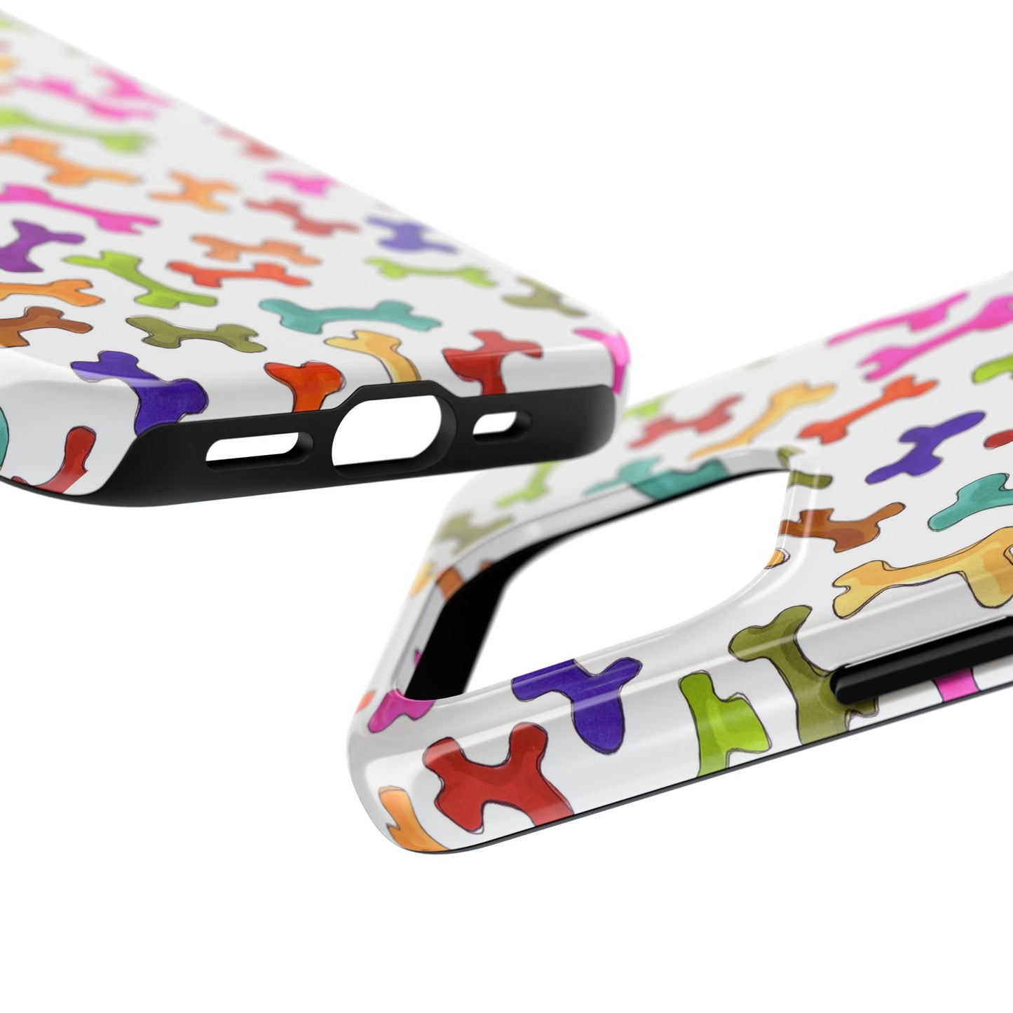 Happy Bones White Phone Case