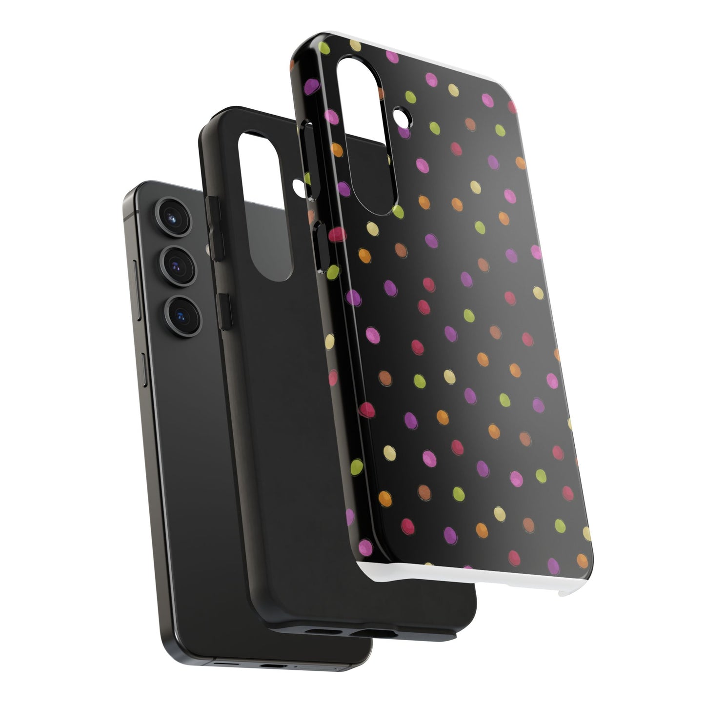 Tea Dot Black Phone Case