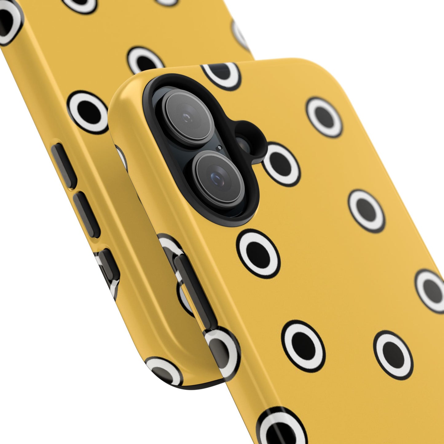 CD Dots Yellow / Black Phone Case