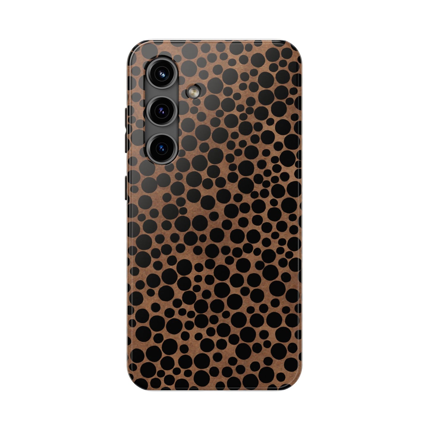 Felt Dots Caramel Phone Case