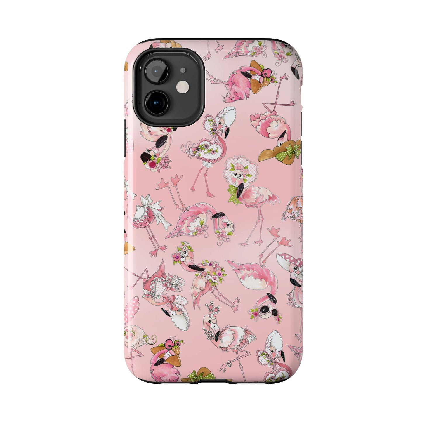 Tossed Flams Pink Phone Case