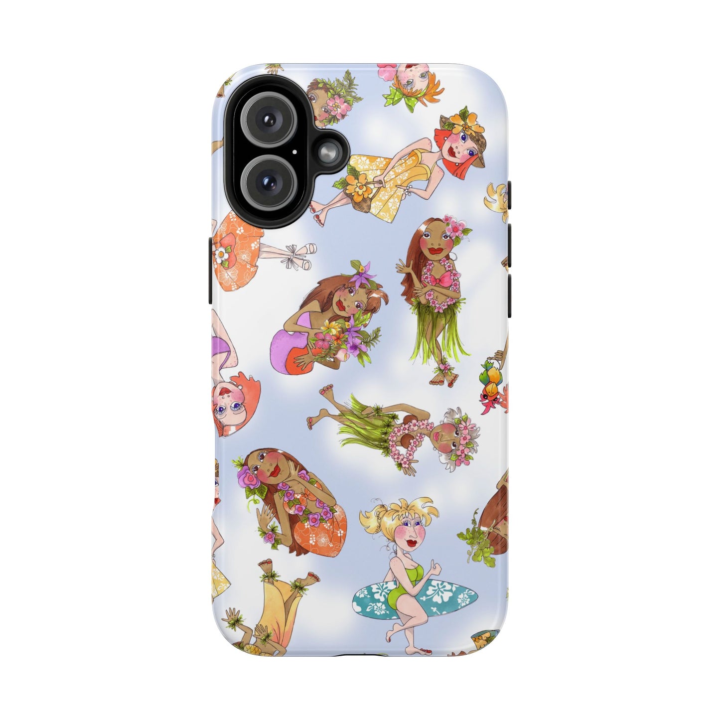 Island Toss Blue Sky Phone Case