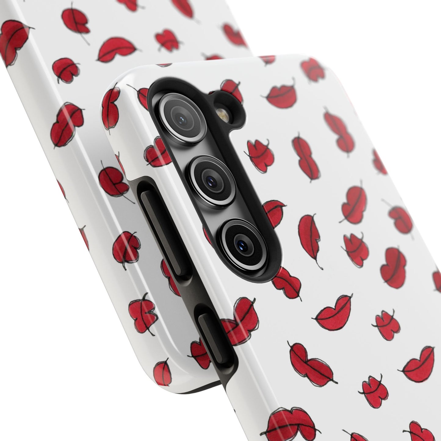 Lotsa Lips White Phone Case