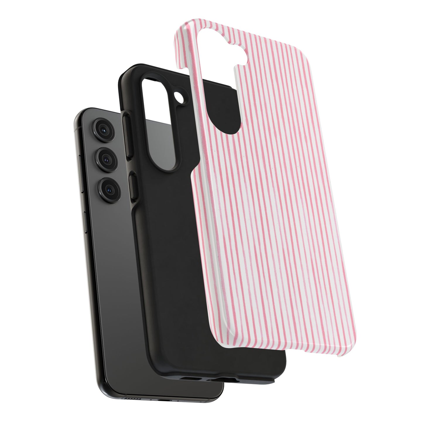 Candy Stripe White / Pink Phone Case