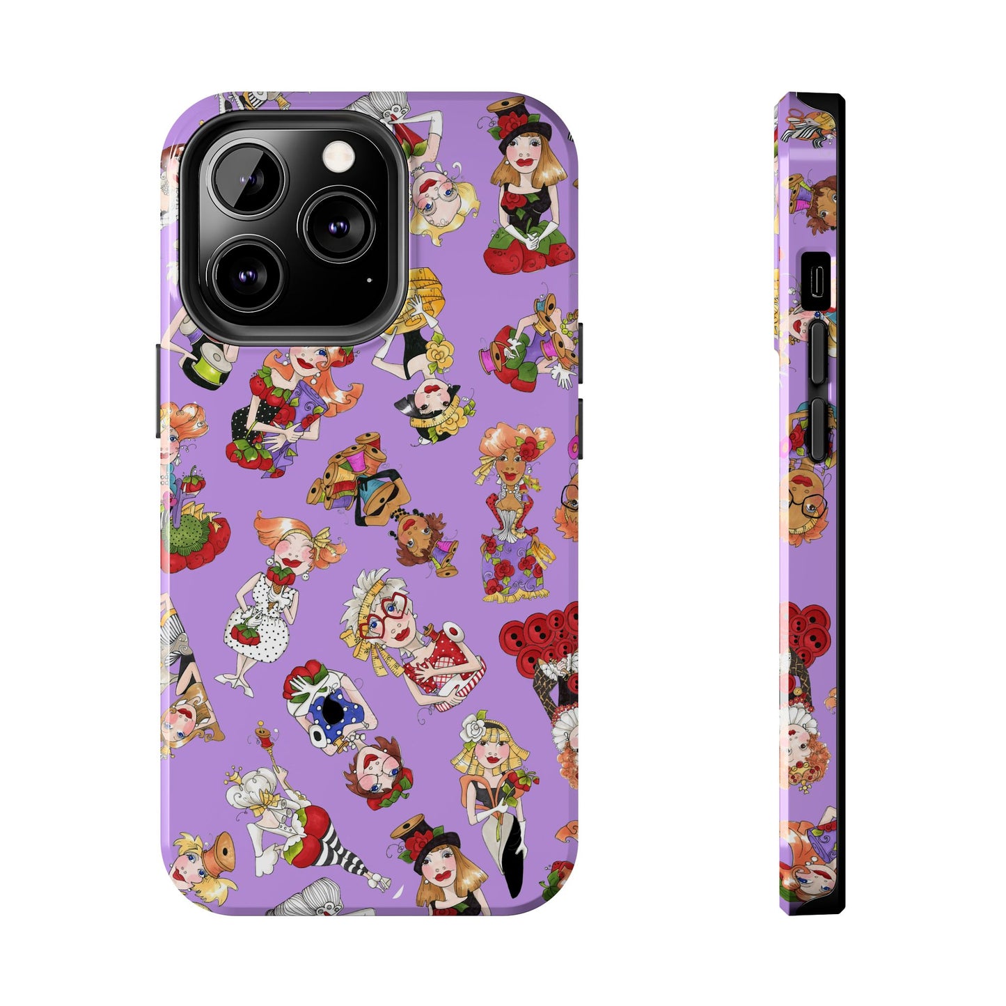 Curious Toss Purple Phone Case