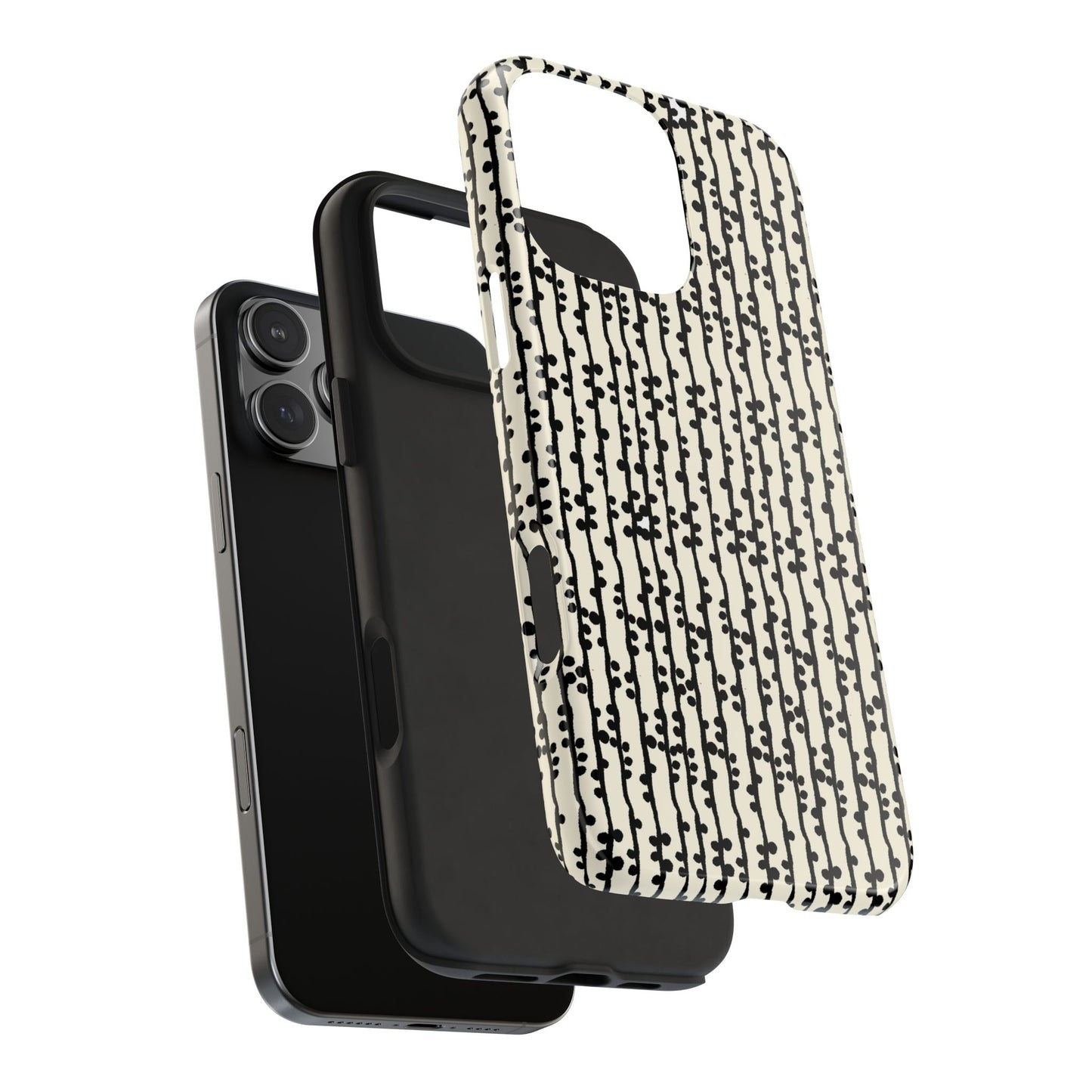 Loopy Stripe Bone Phone Case