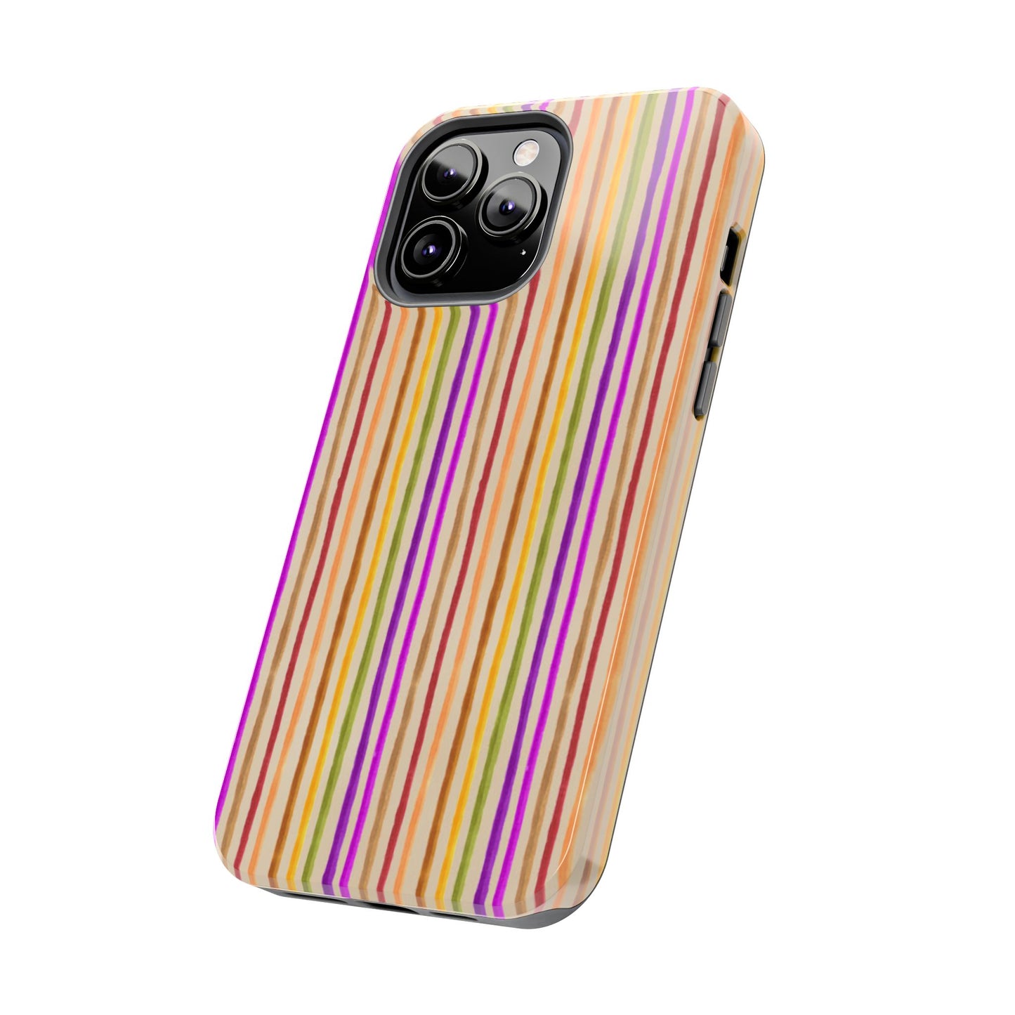 Spice Stripe Muslin Phone Case