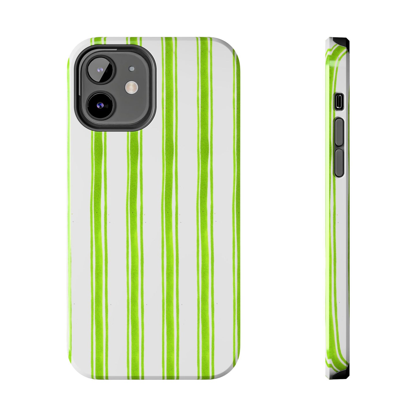 Awning Stripe Lime Phone Case