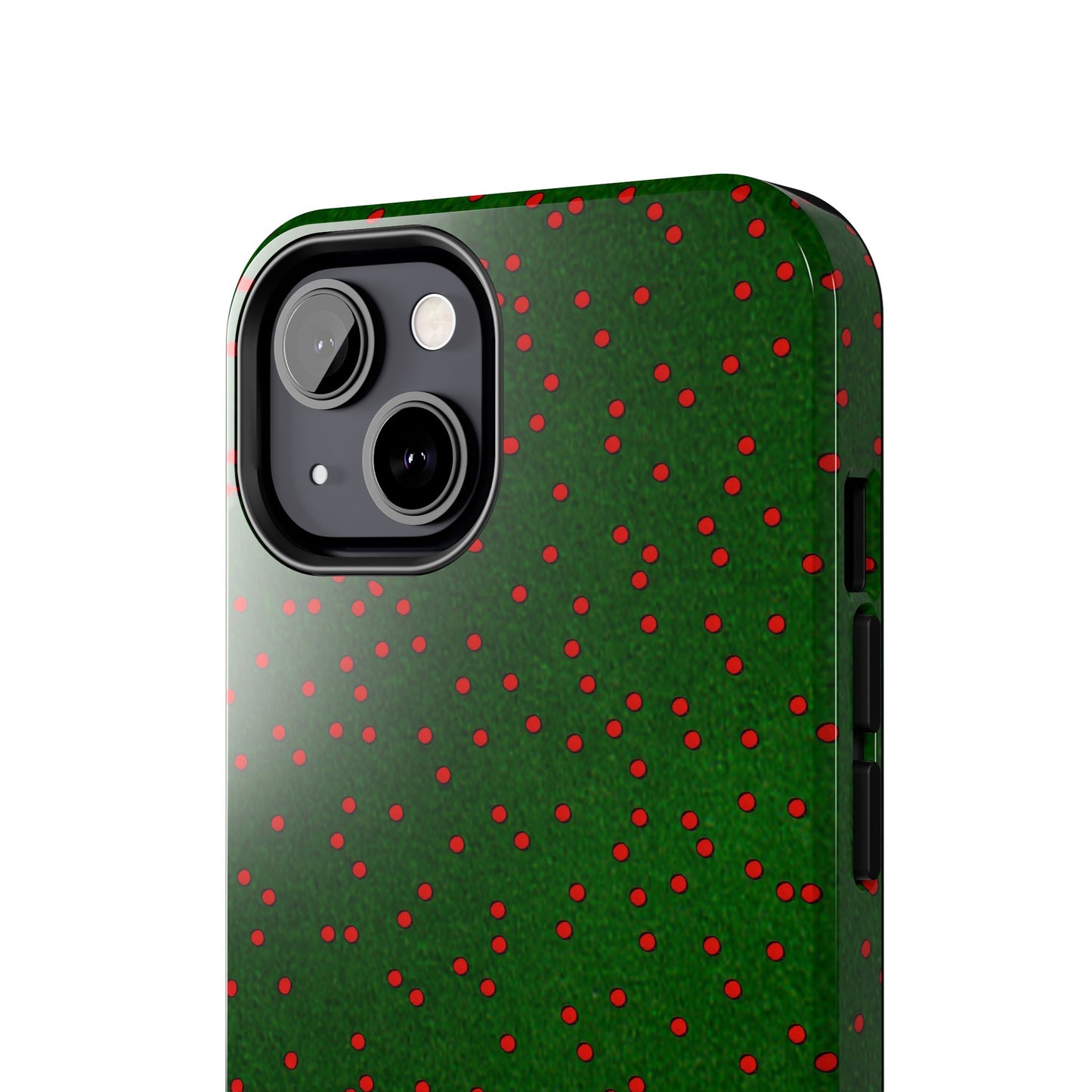 Happy Dots Green / Red Phone Case