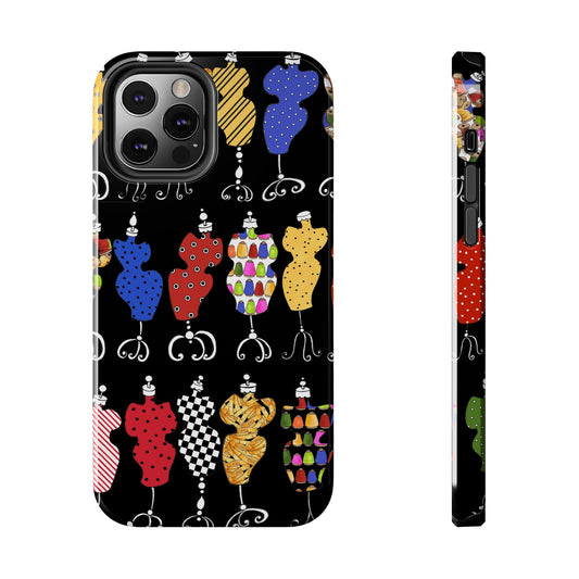 Go Figure Black / Multi Phone Case