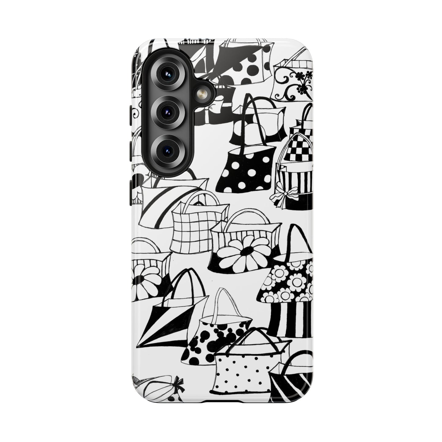 Totes White / Black Phone Case