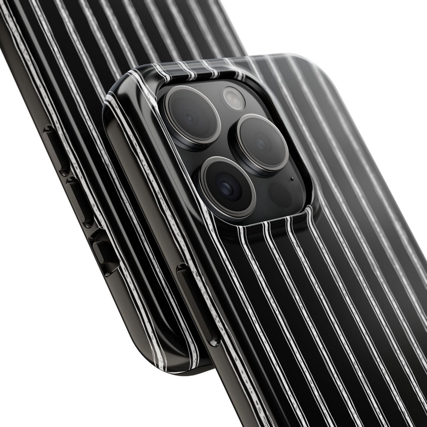 Napkin Stripe Black / White Phone Case