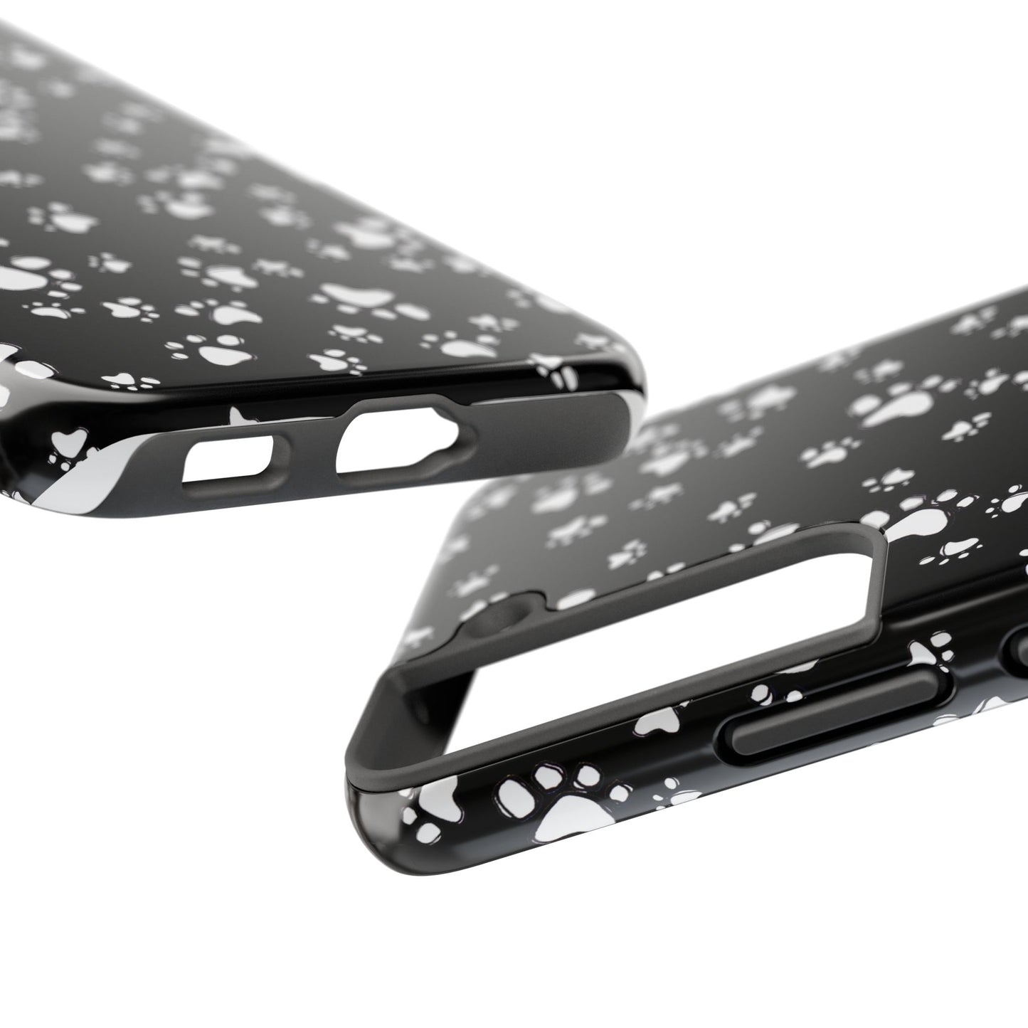 Paw Flakes Black Phone Case
