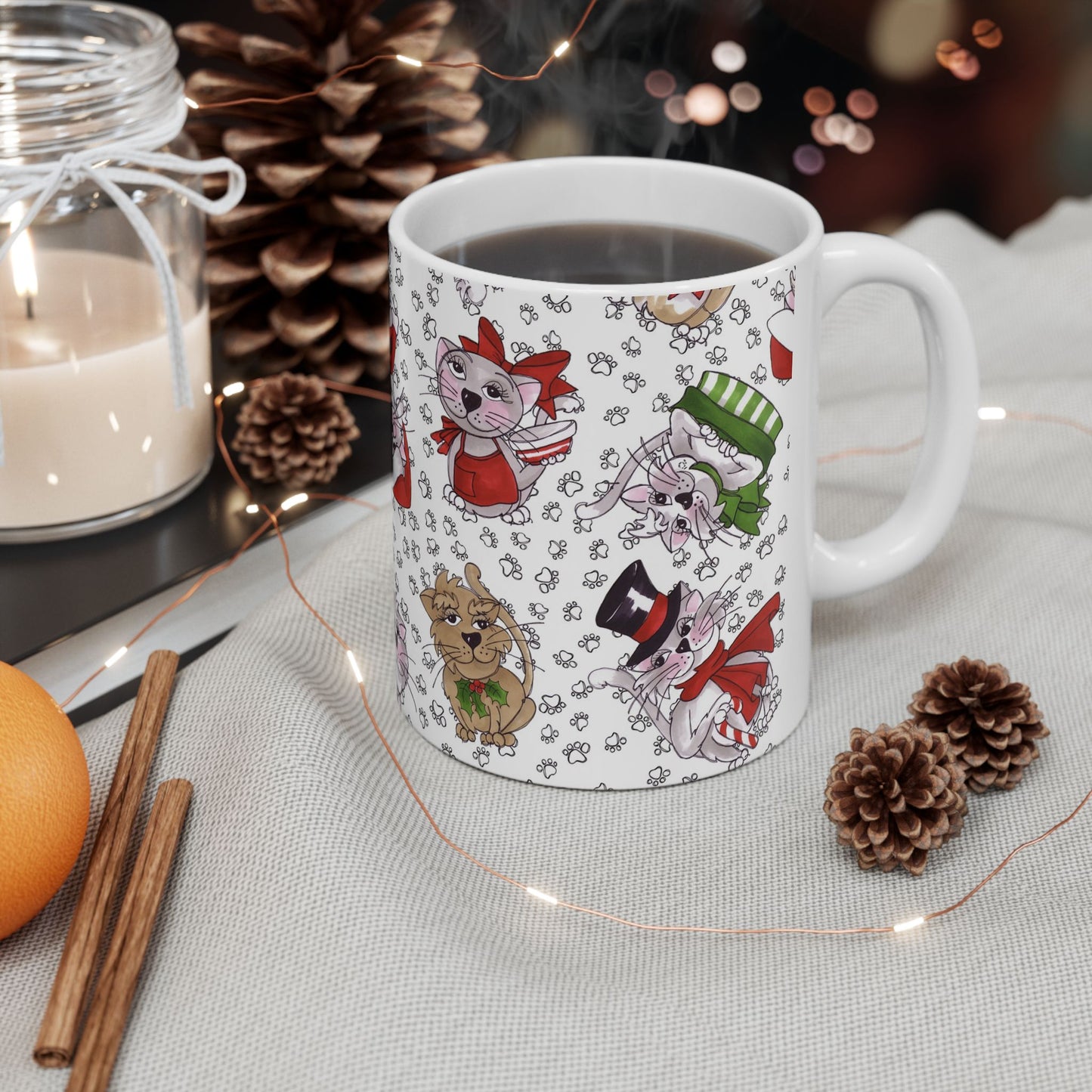 Kitty Blizzard White Cup